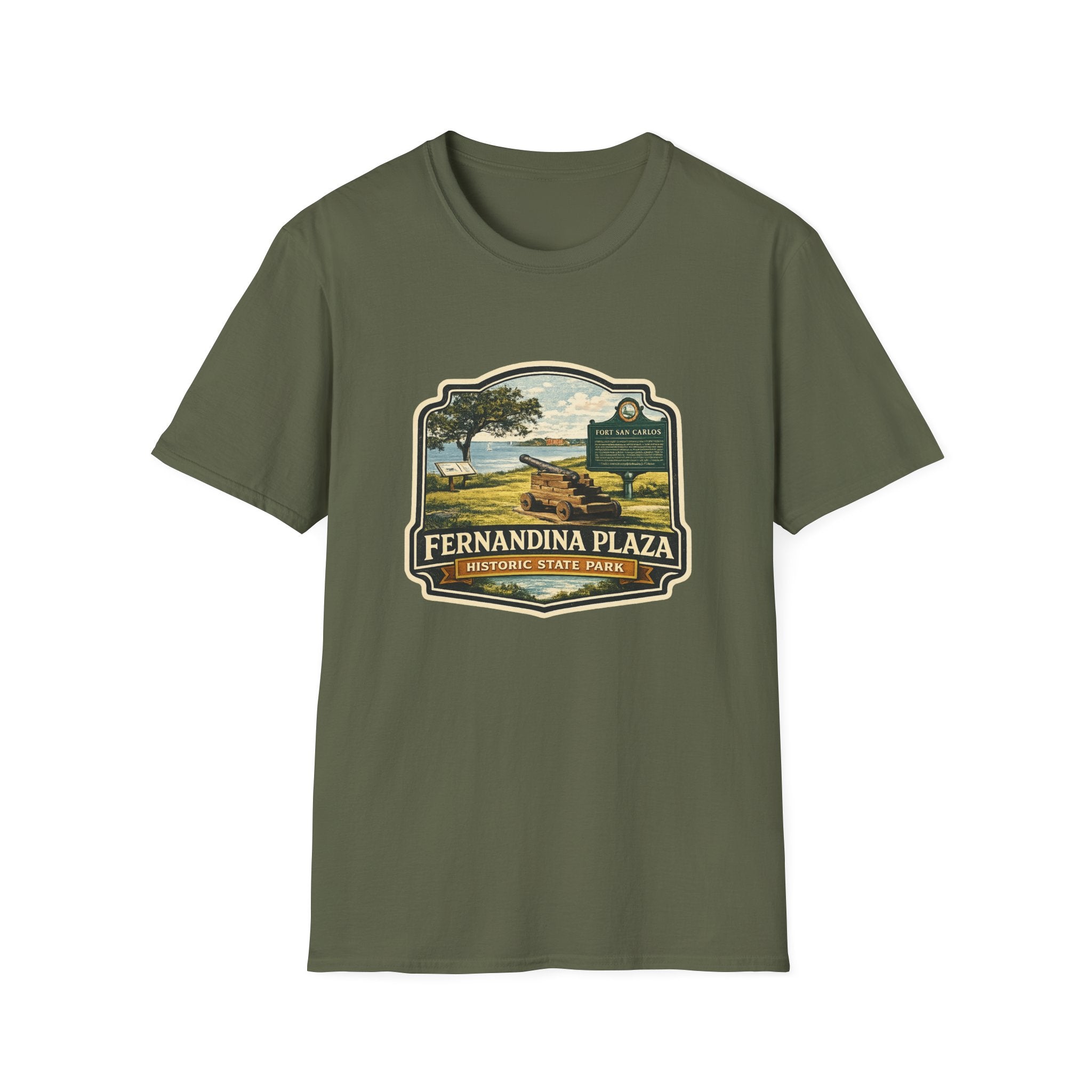 Fernandina Plaza- Retro Tee