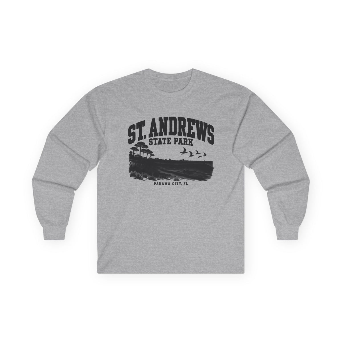 St. Andrews State Park Logo- Long Sleeve Tee