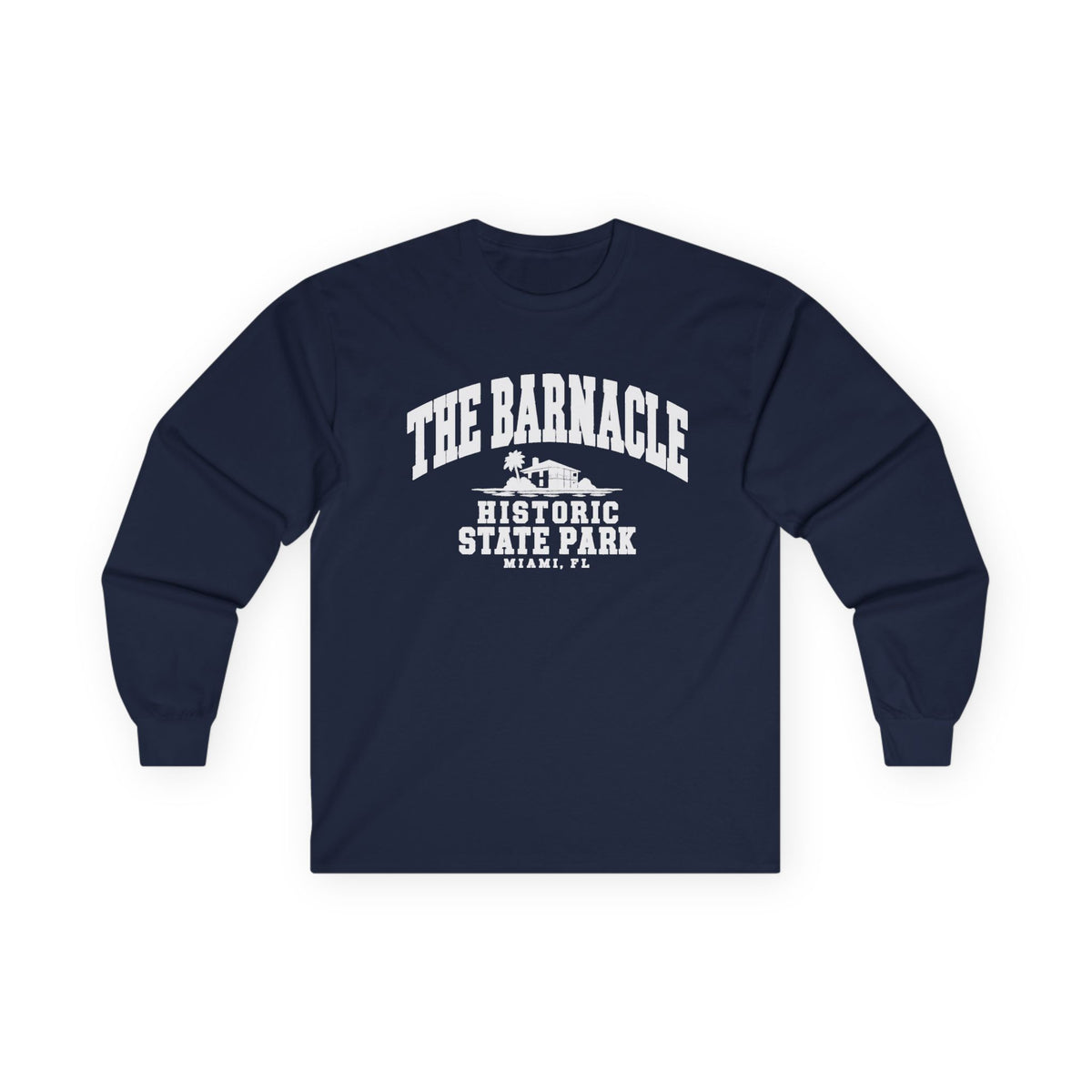 The Barnacle Historic State Park Logo- Long Sleeve Tee