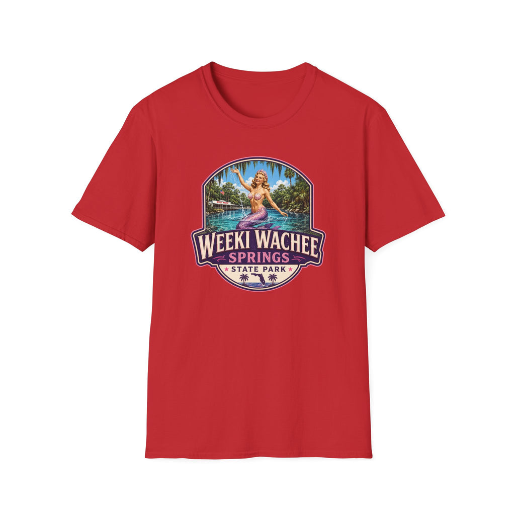 Weeki Wachee Springs — Retro Tee Pink
