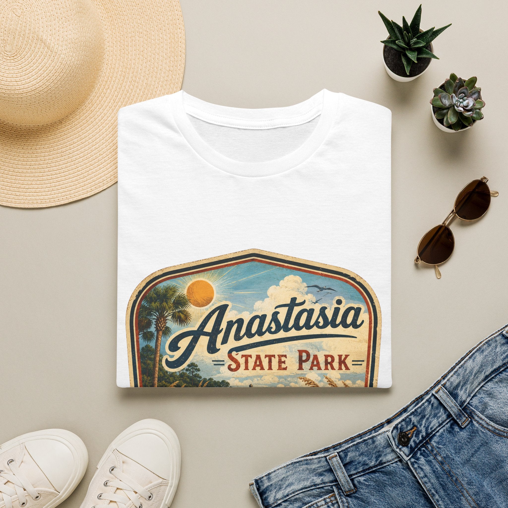 Anastasia State Park — Retro Beach Park Tee