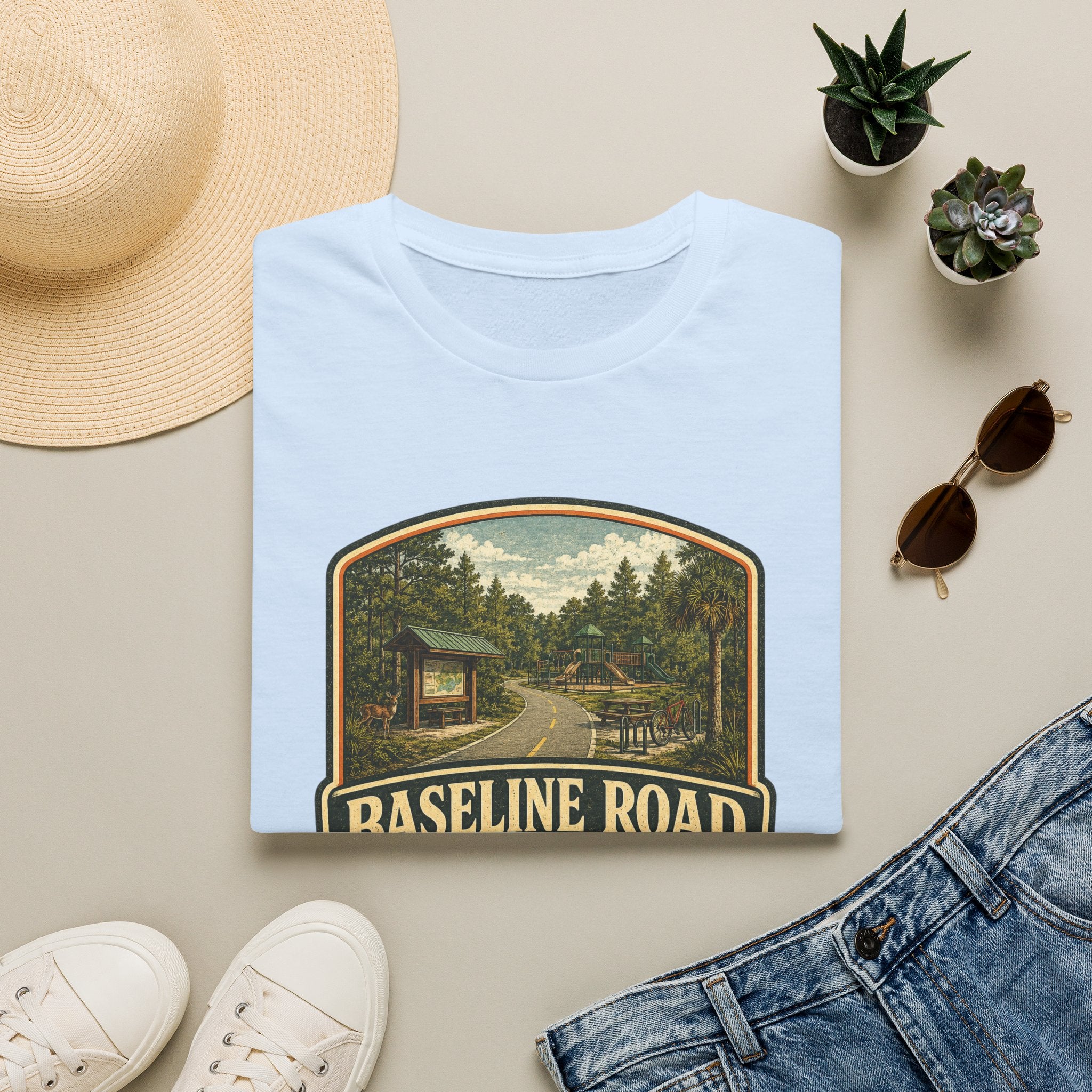 Baseline Road - Retro Tee