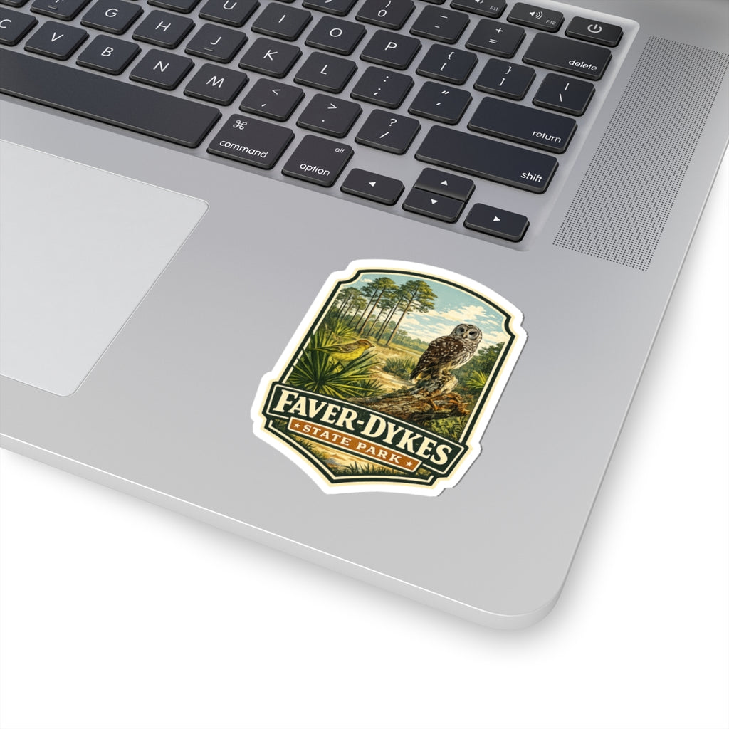 State Park Sticker — Faver-Dykes Owl Nature Decal