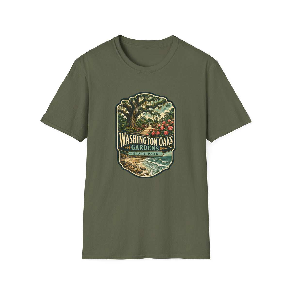 Washington Oaks — Retro Tee