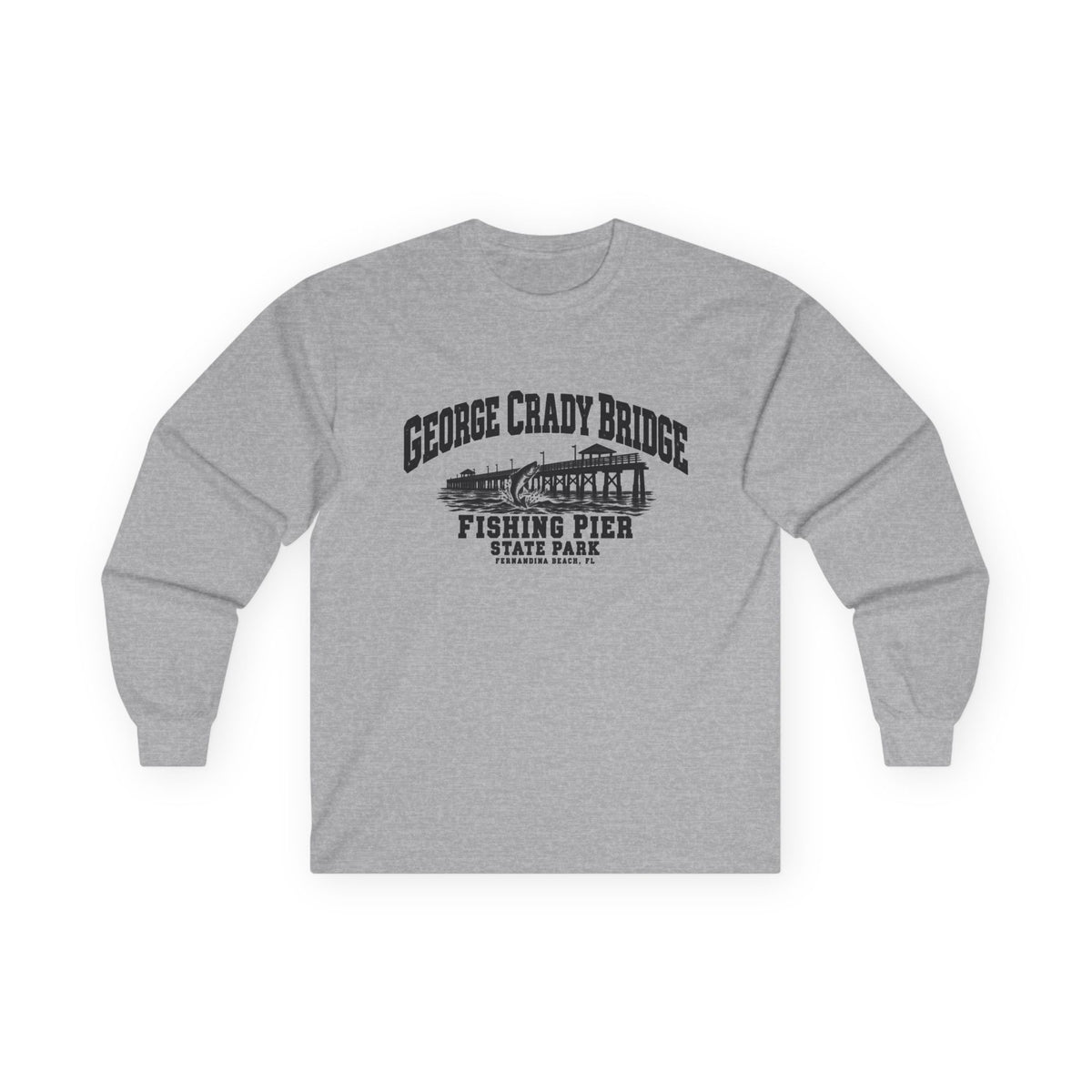 George Crady Bridge Fishing Pier State Park- Long Sleeve Tee