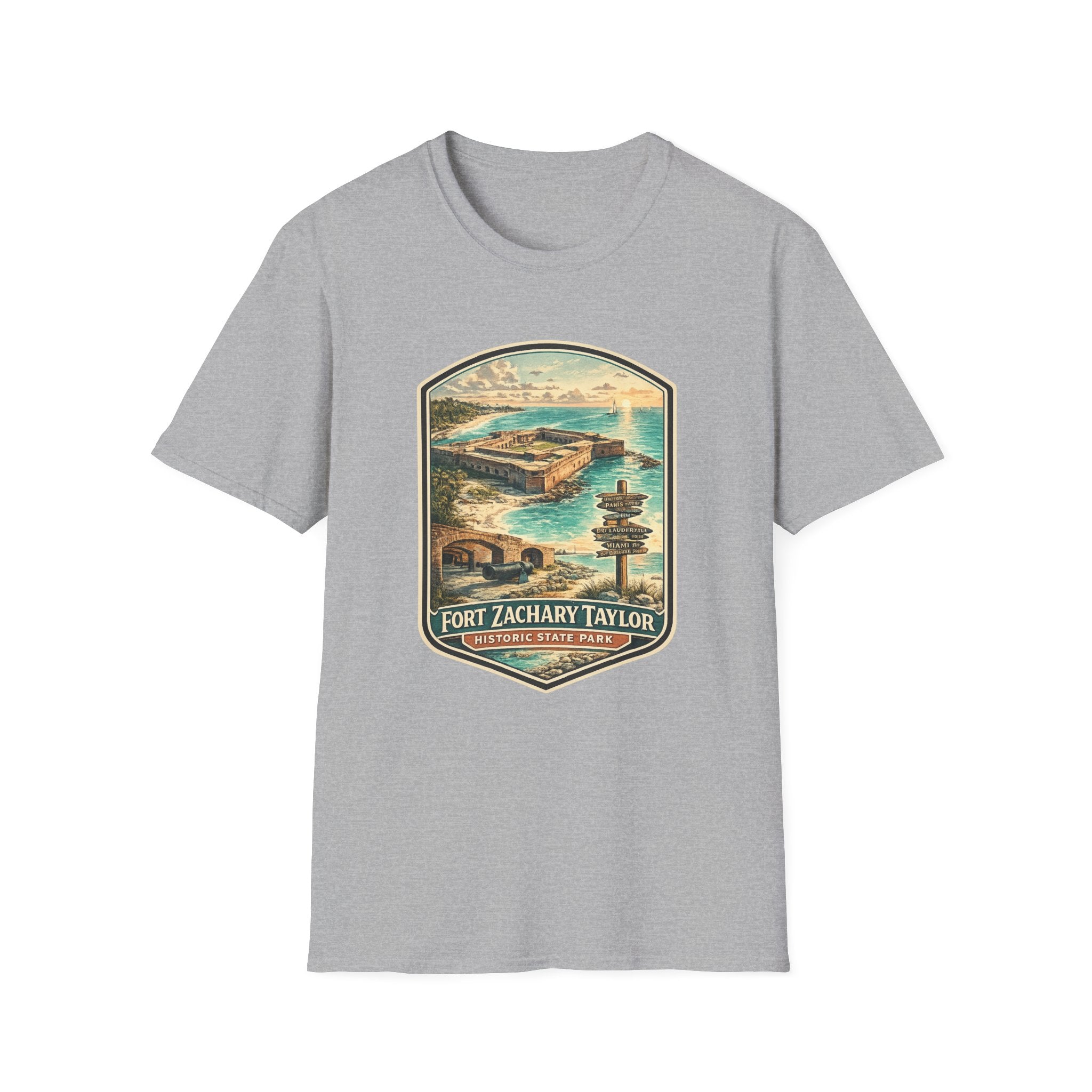 Fort Zachary Taylor- Retro Tee
