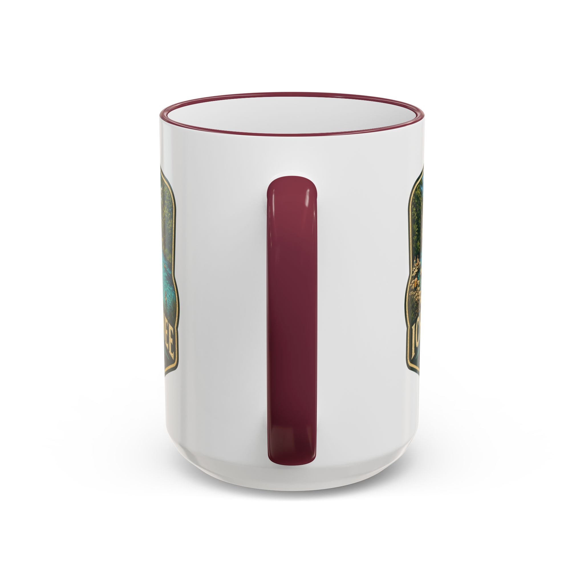 Ichetucknee Springs Vintage Mug — Accent Rim & Handle 11oz/15oz