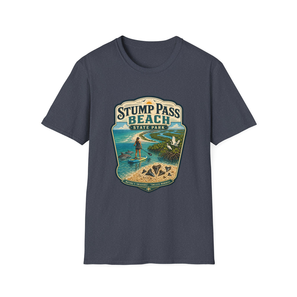 Stump Pass Beach — Retro Tee
