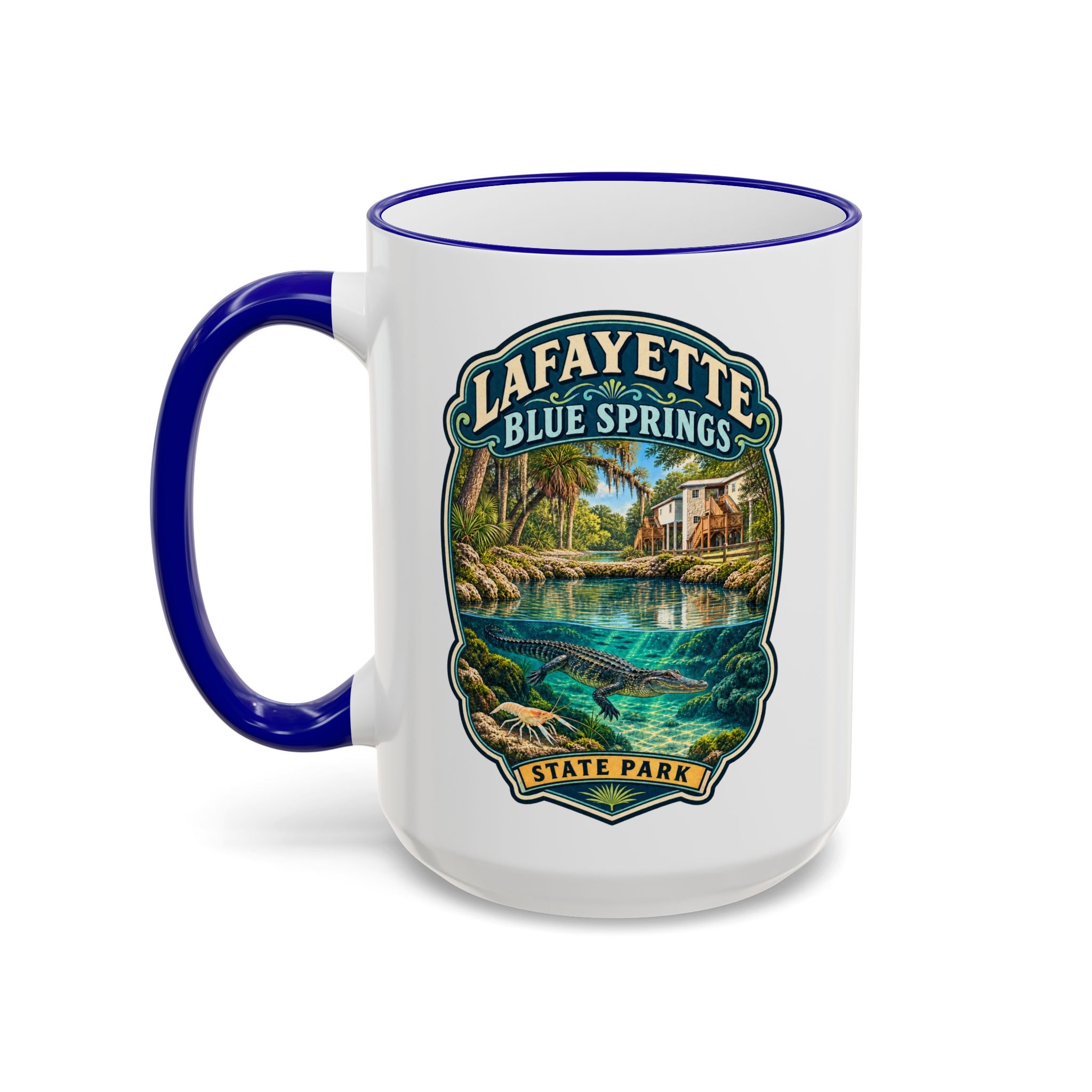 Lafayette Blue Springs Accent Rim & Handle 11oz/15oz