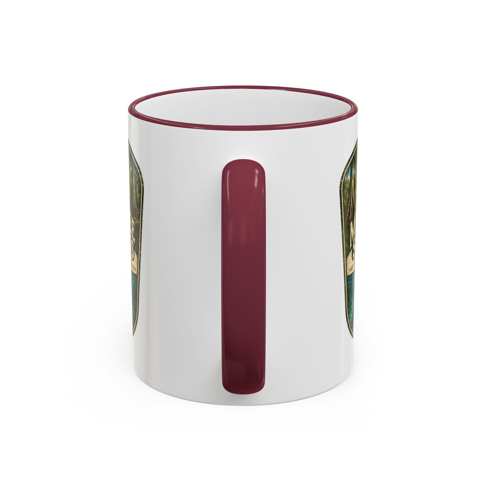 Manatee Springs Manatee Mug — Accent Rim & Handle 11oz/15oz