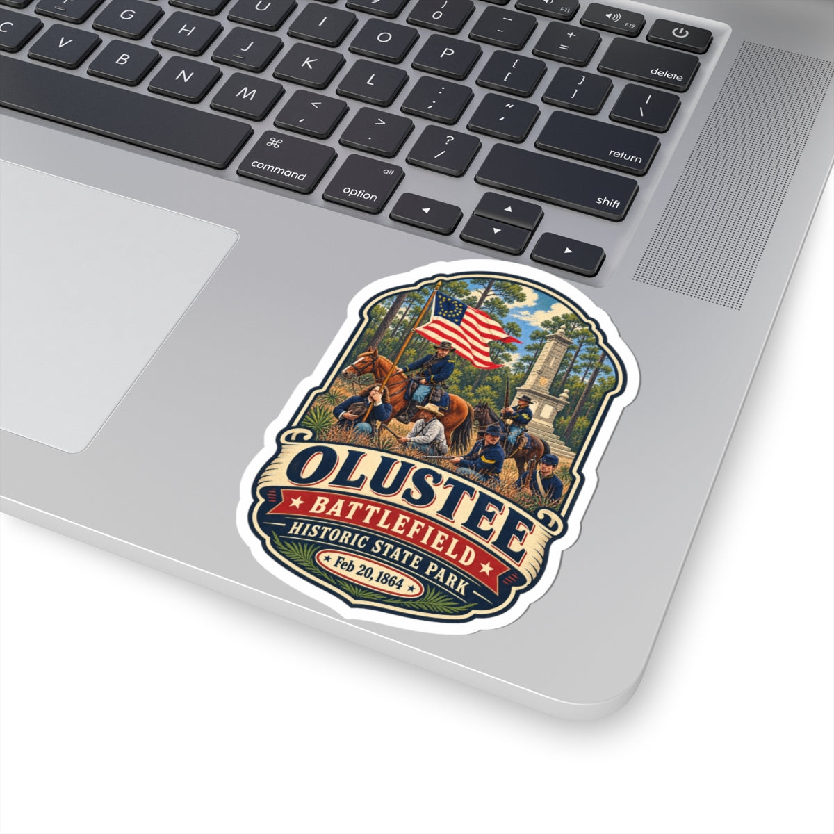 Olustee Battlefield Historic Park Sticker — Civil War Commemorative Kiss-Cut