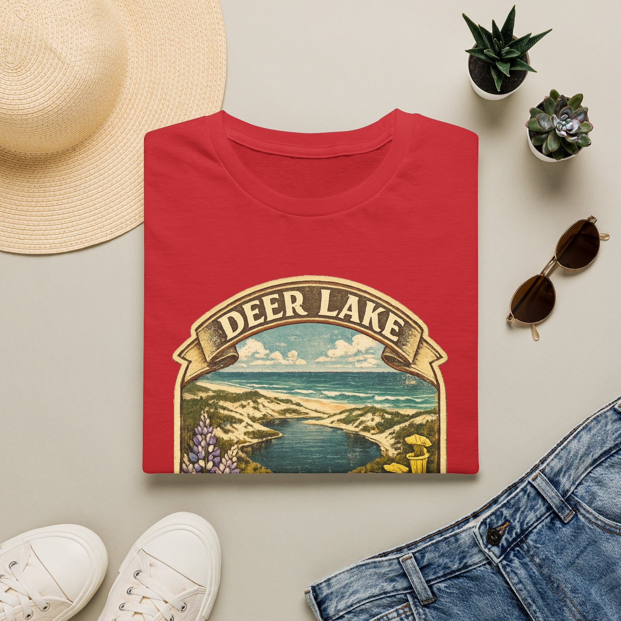 Deer Lake- Retro Tee
