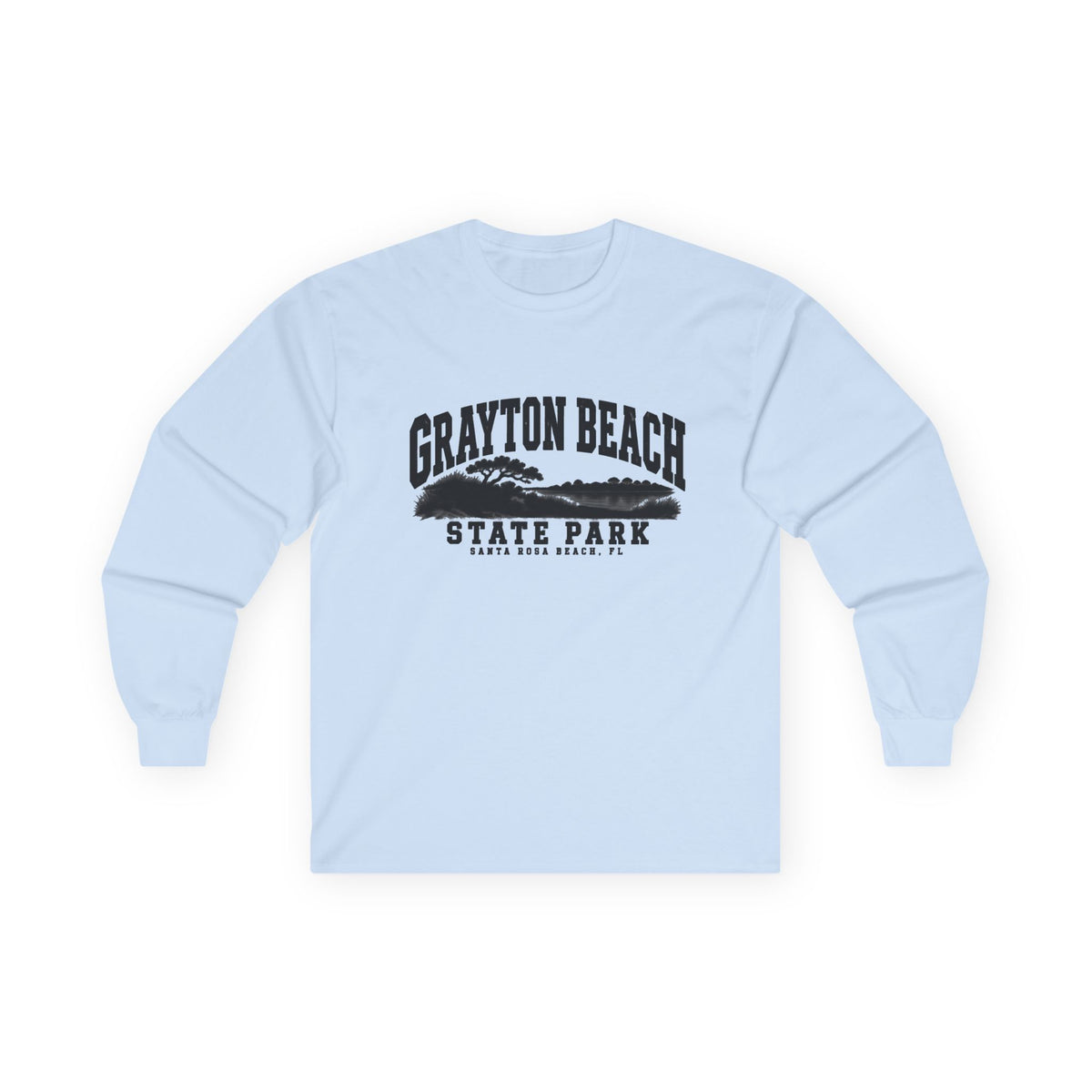 Grayton Beach State Park Vintage Logo- Long Sleeve Tee