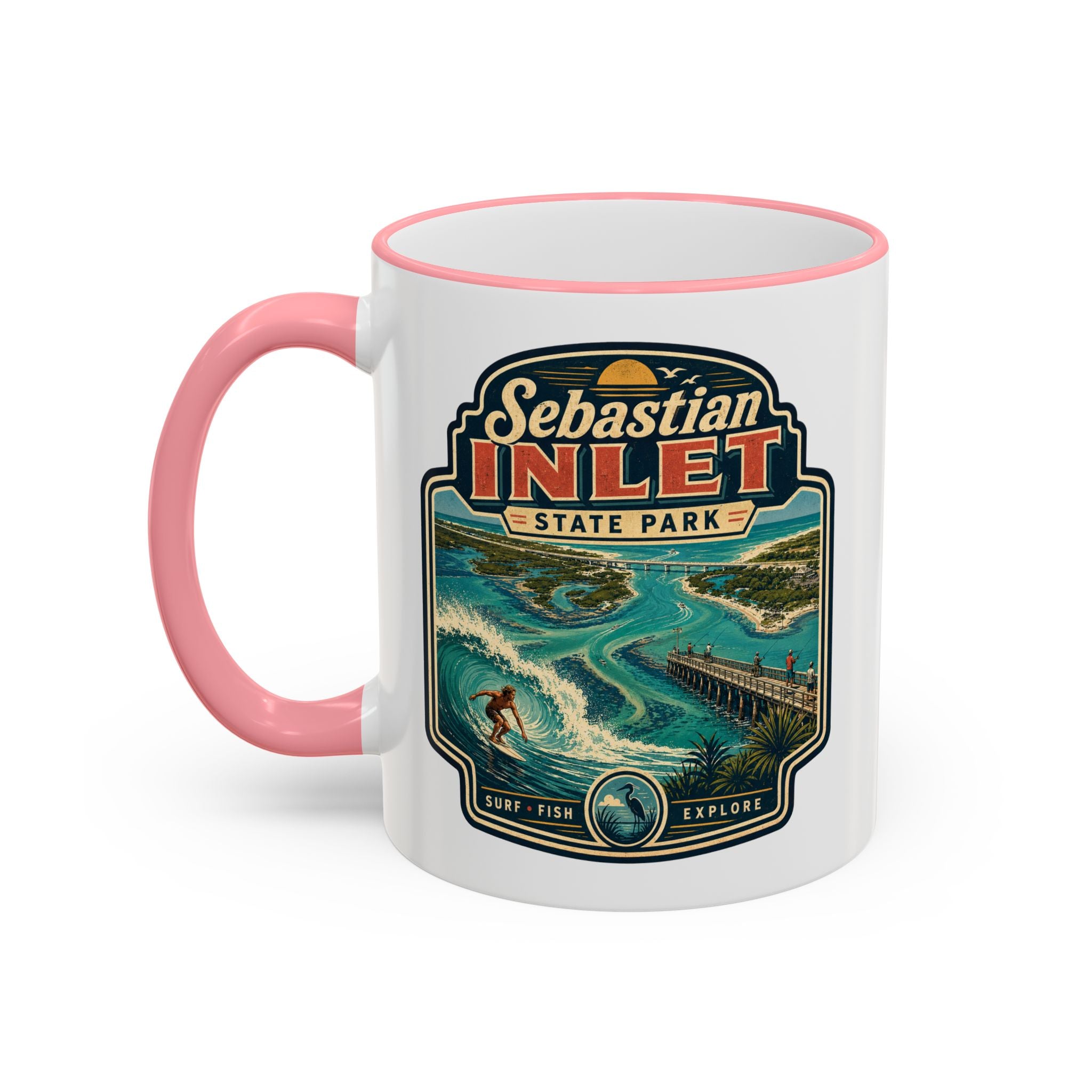 Sebastian Inlet Accent Rim & Handle 11oz/15oz