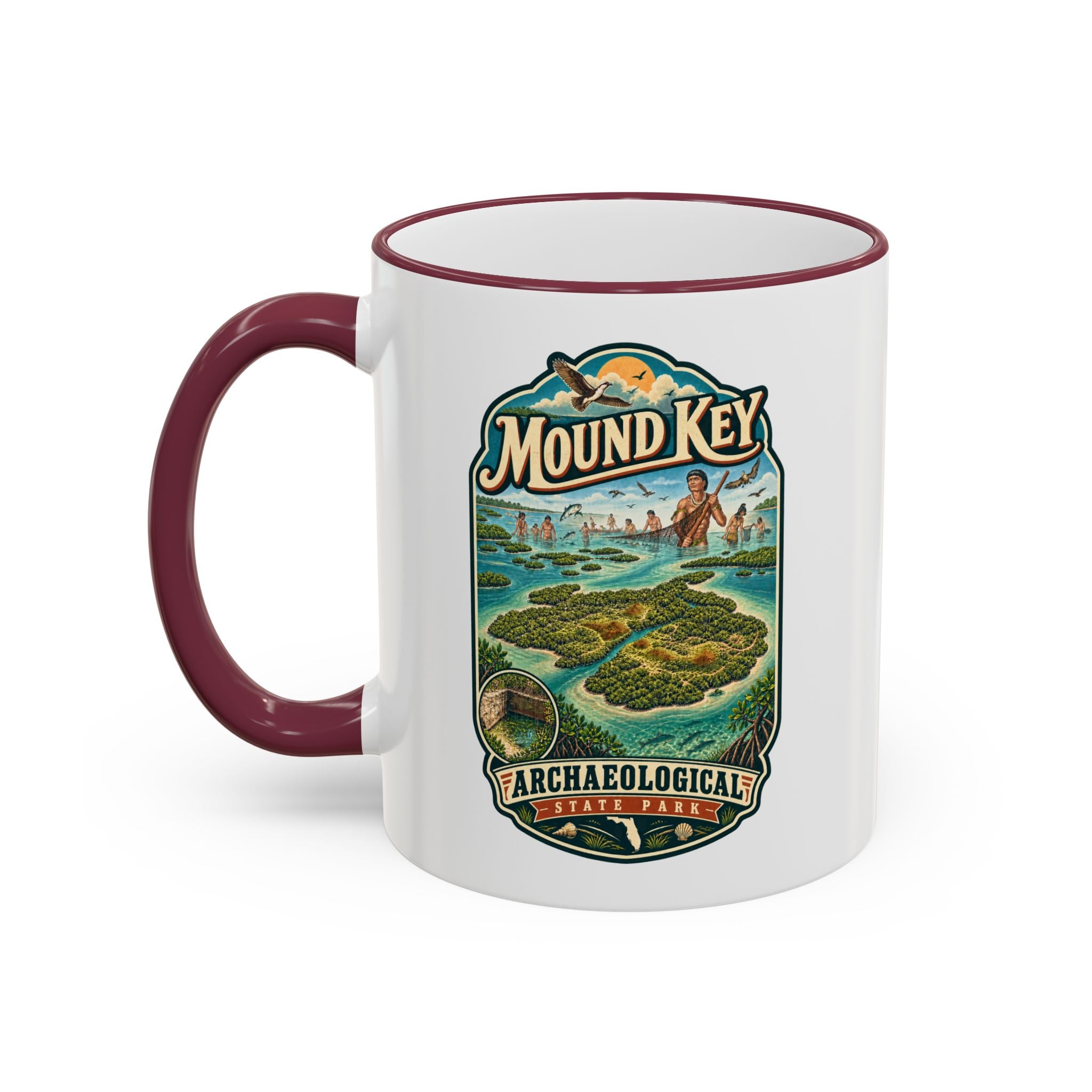 Mound Key Accent Rim & Handle 11oz/15oz