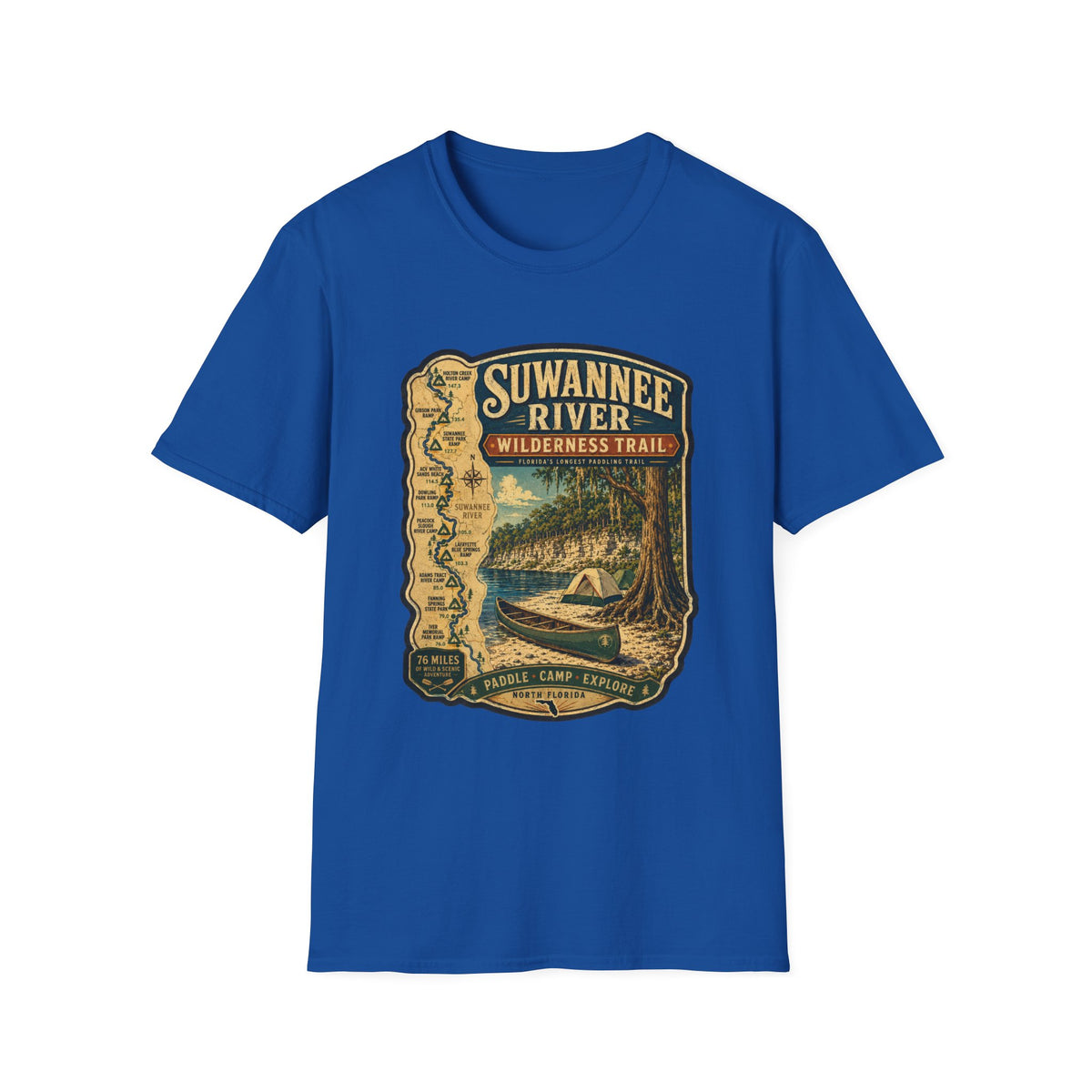 Suwannee River Wilderness Trail - Retro Tee