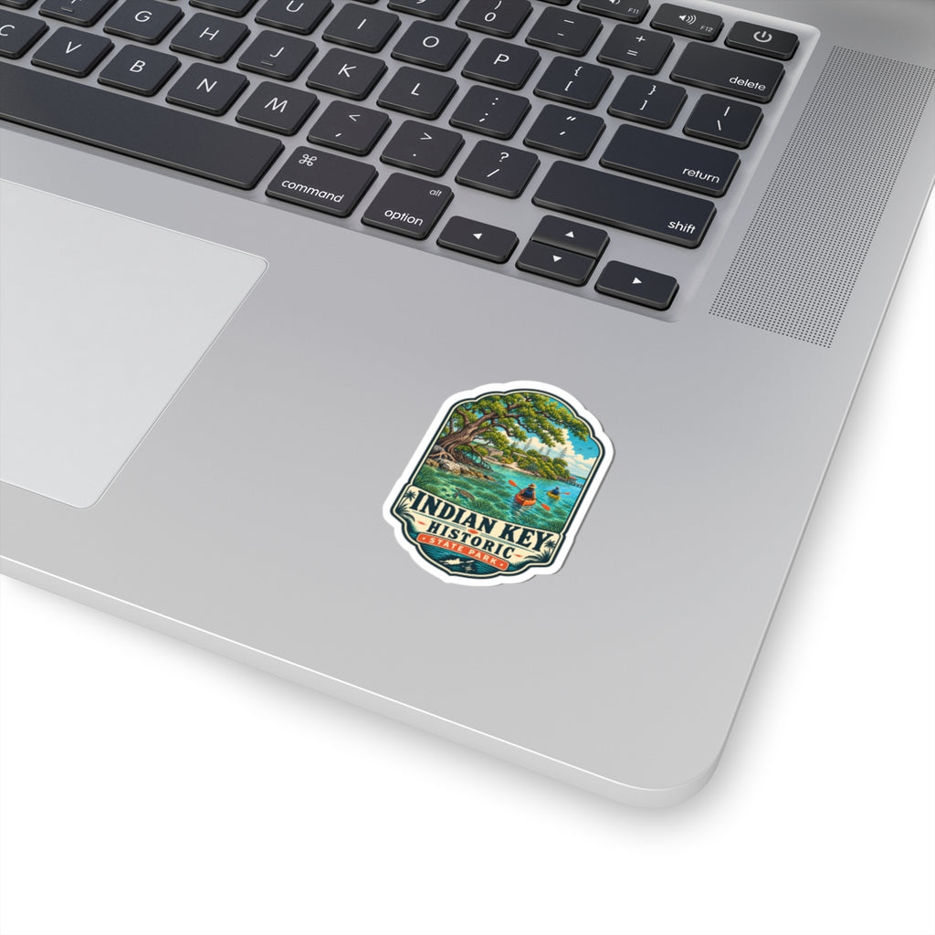 Indian Key Historic State Park Sticker – Scenic Kayak Vintage Travel Decal
