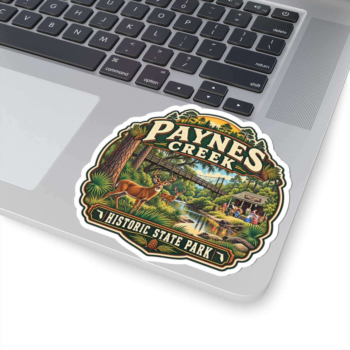 Paynes Creek Historic State Park Sticker — Scenic Nature Kiss-Cut Sticker