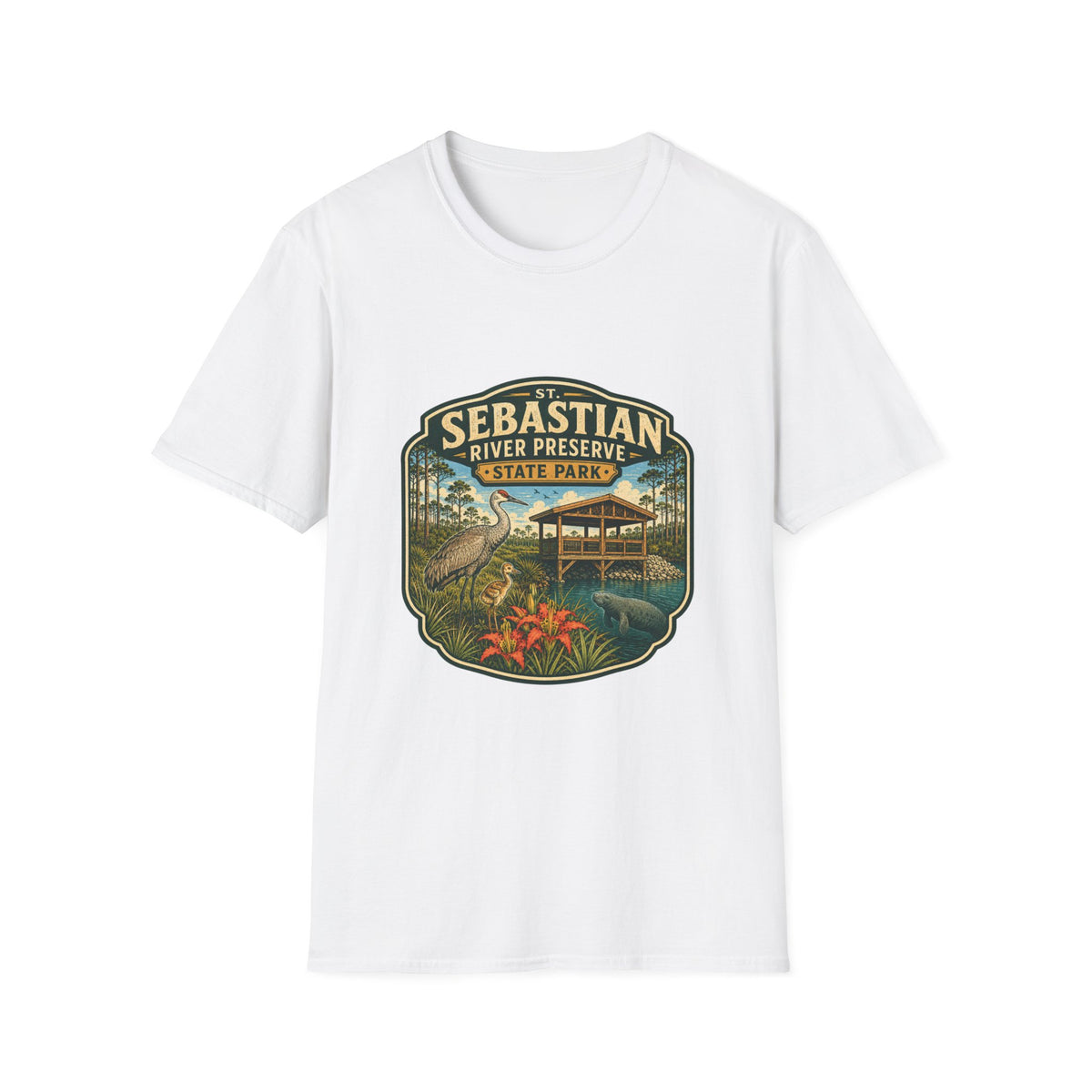 St. Sebastian River — Retro Tee