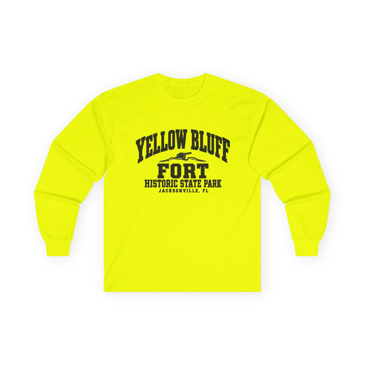 Yellow Bluff Fort Historic State Park Logo- Long Sleeve Tee