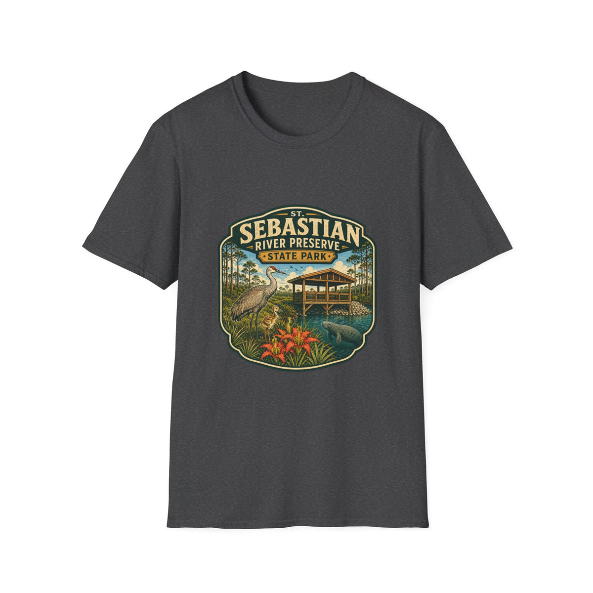St. Sebastian River — Retro Tee