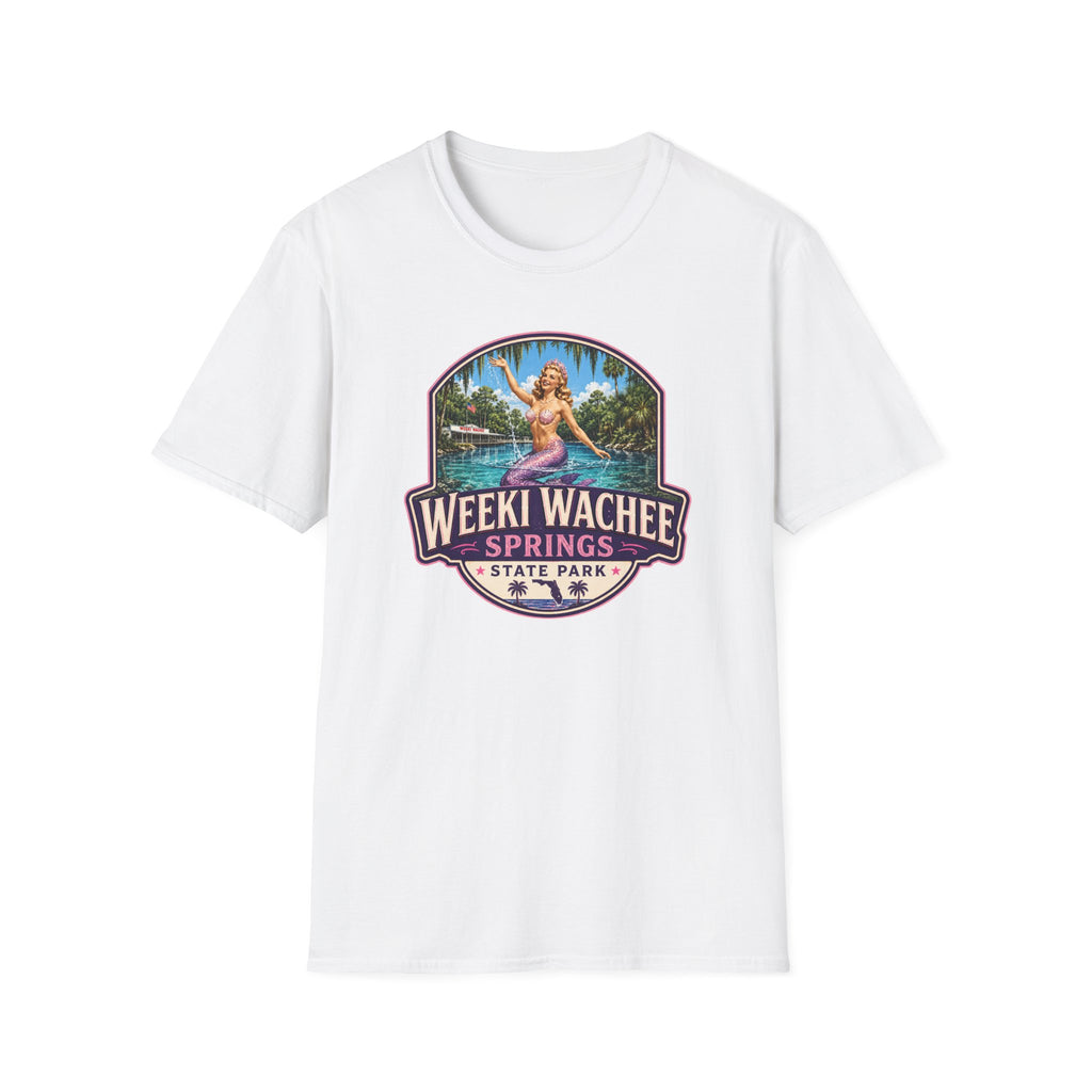 Weeki Wachee Springs — Retro Tee Pink