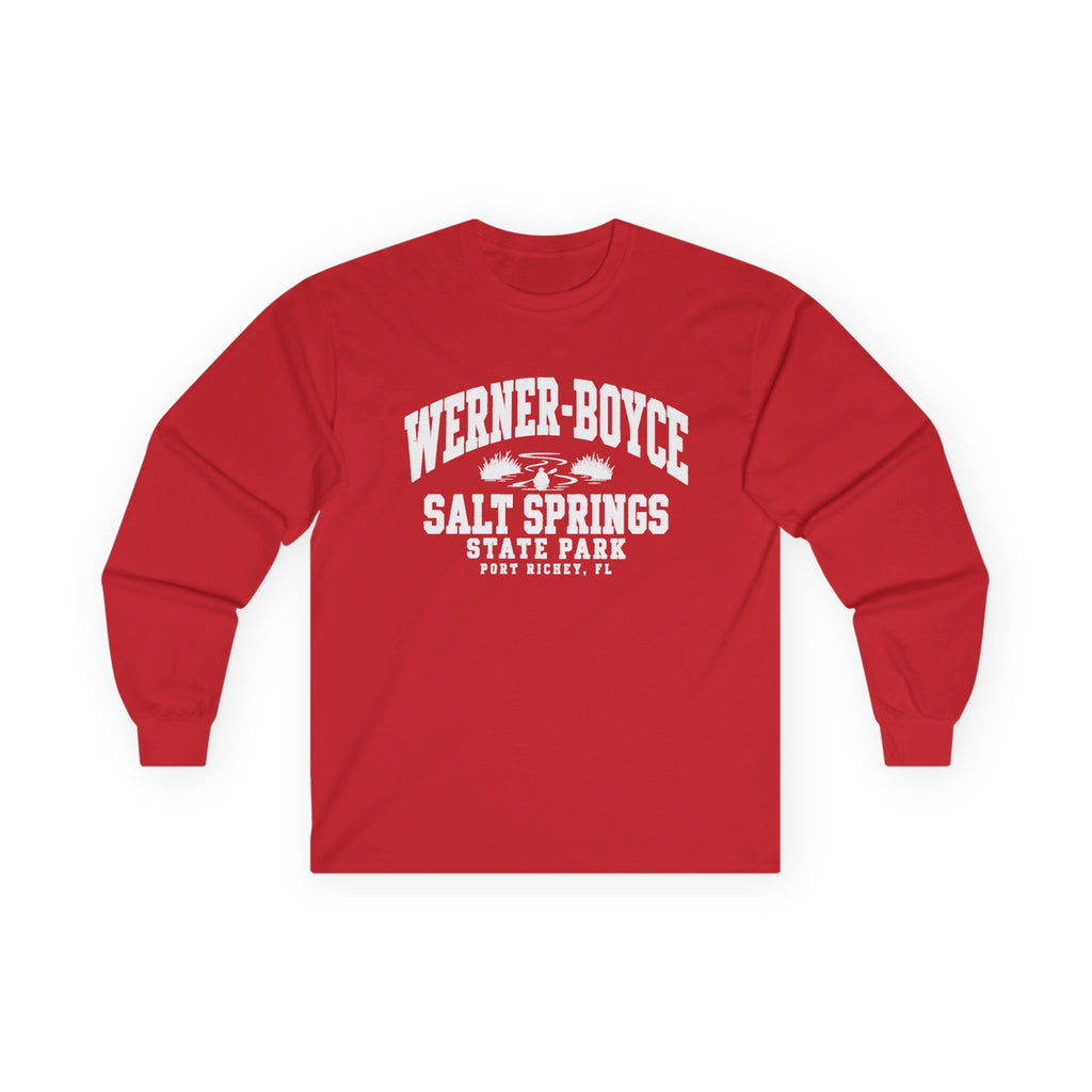 Werner-Boyce Salt Springs State Park Logo- Long Sleeve Tee