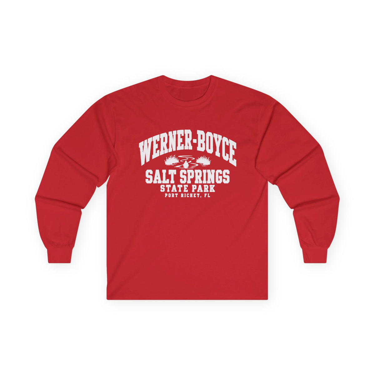 Werner-Boyce Salt Springs State Park Logo- Long Sleeve Tee