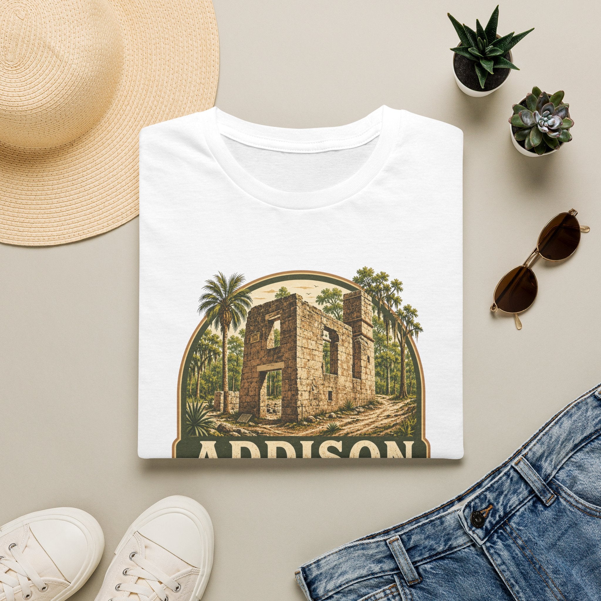 Addison Blockhouse — Retro Tee