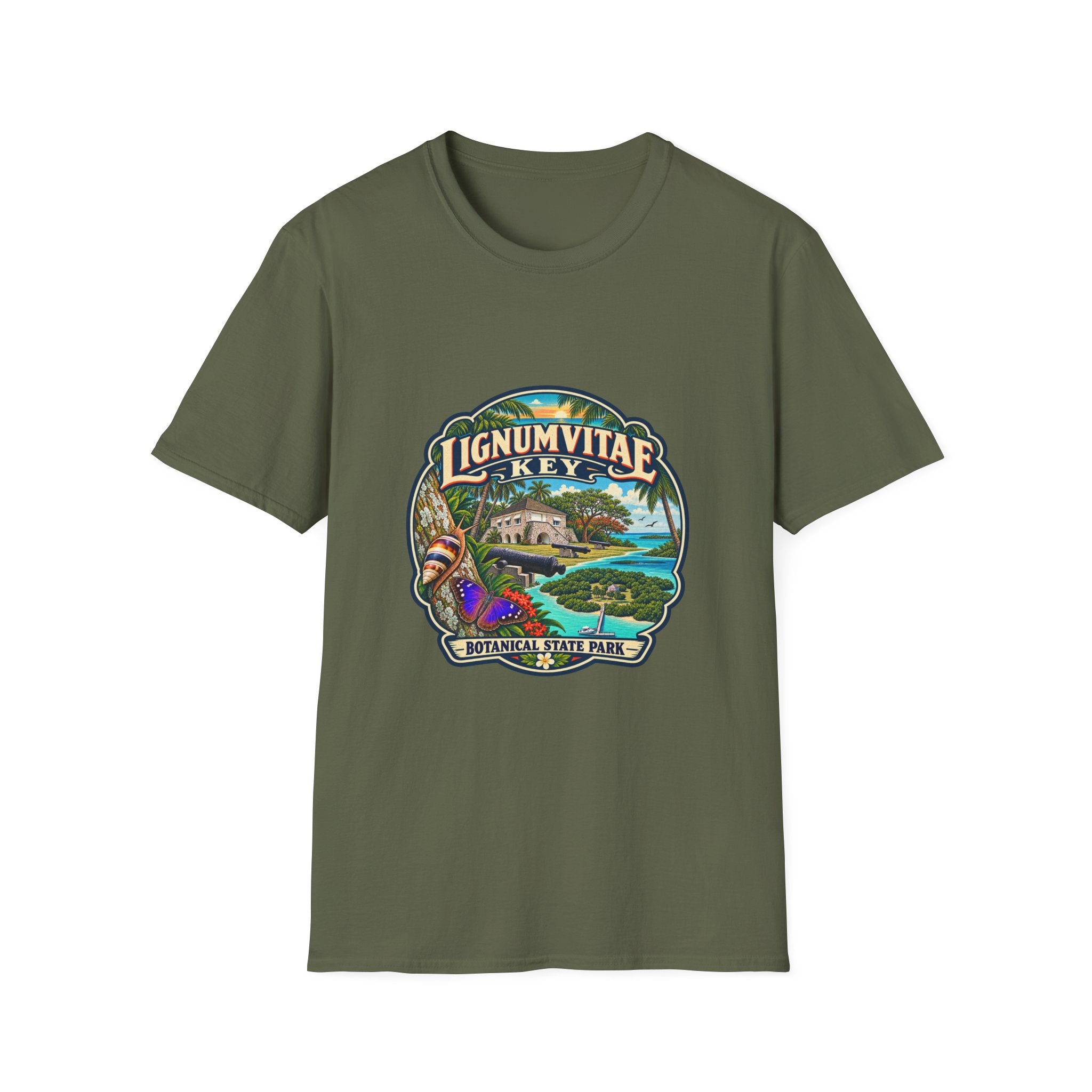 Lignumvitae Key- Retro Tee