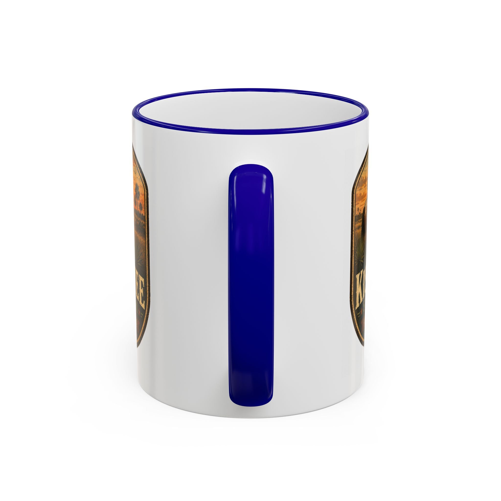 Lake Kissimmee Sunset Mug — Accent Rim & Handle 11oz/15oz