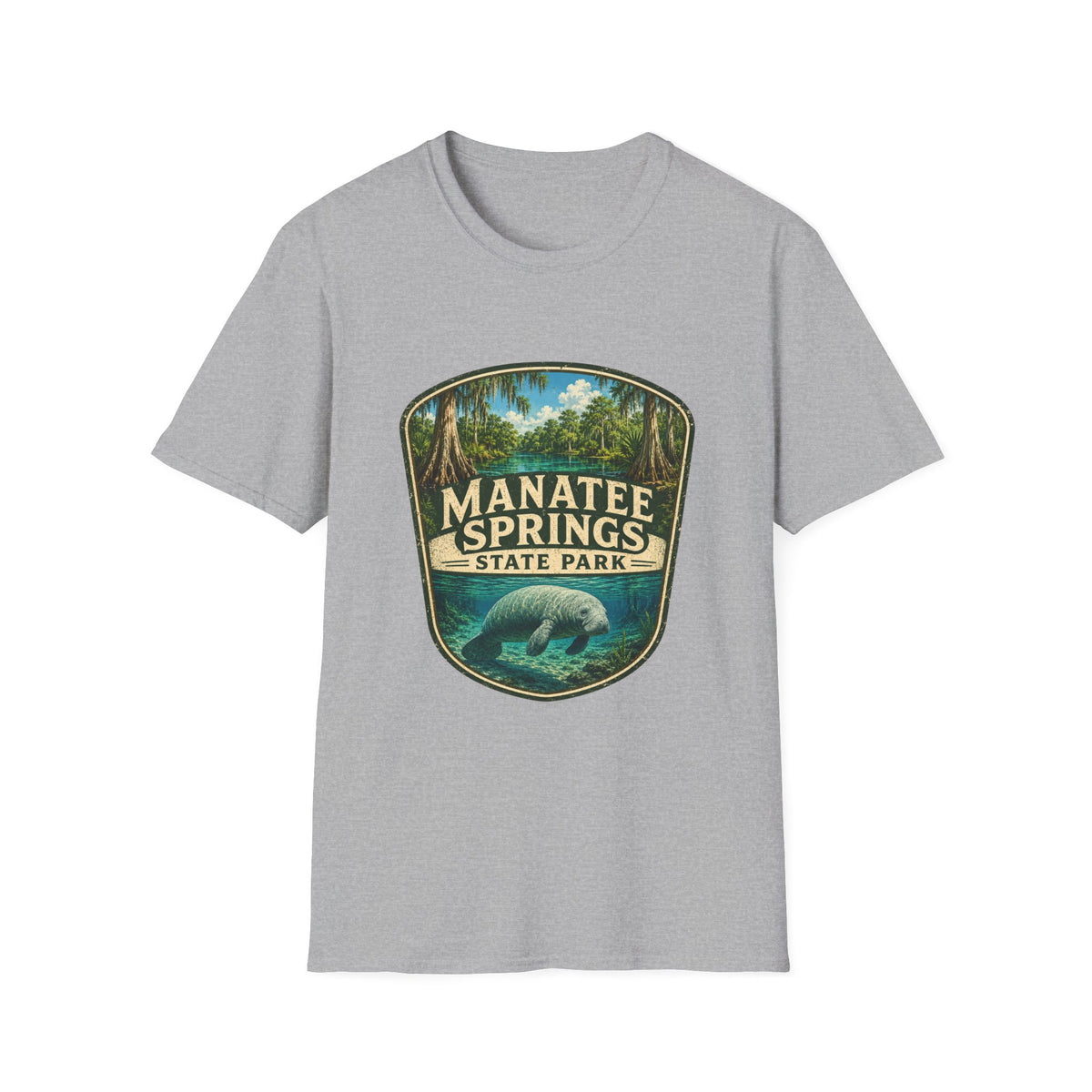 Manatee Springs State Park T-Shirt — Vintage Park Badge Tee