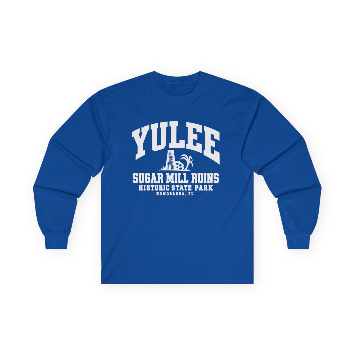 Yulee Sugar Mill Ruins Historic State Park Logo- Long Sleeve Tee