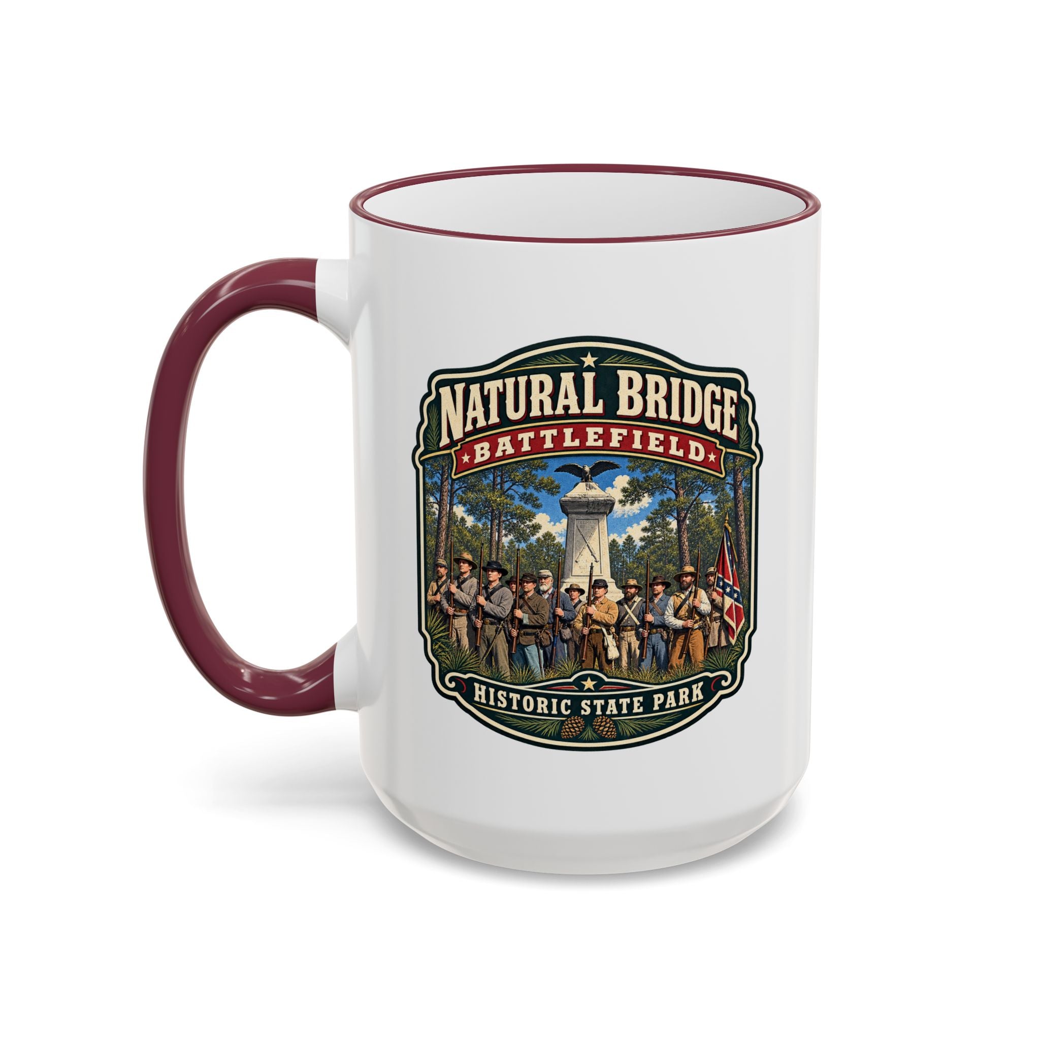 Natural Bridge Accent Rim & Handle 11oz/15oz
