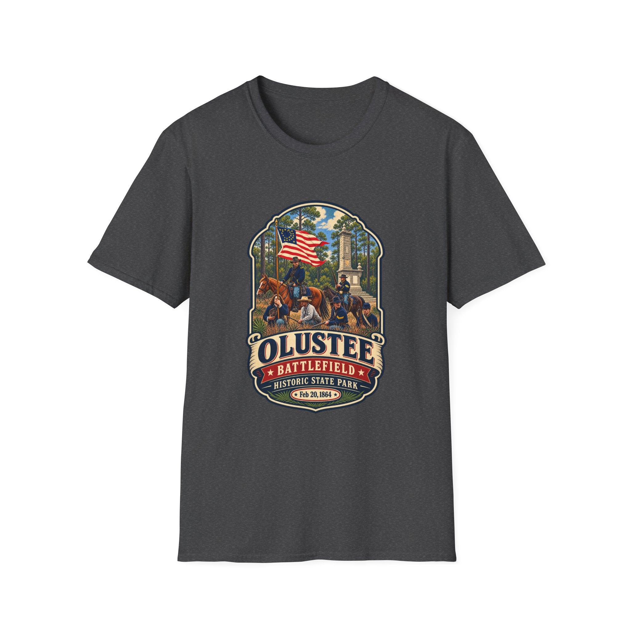 Olustee Battlefield- Retro Tee