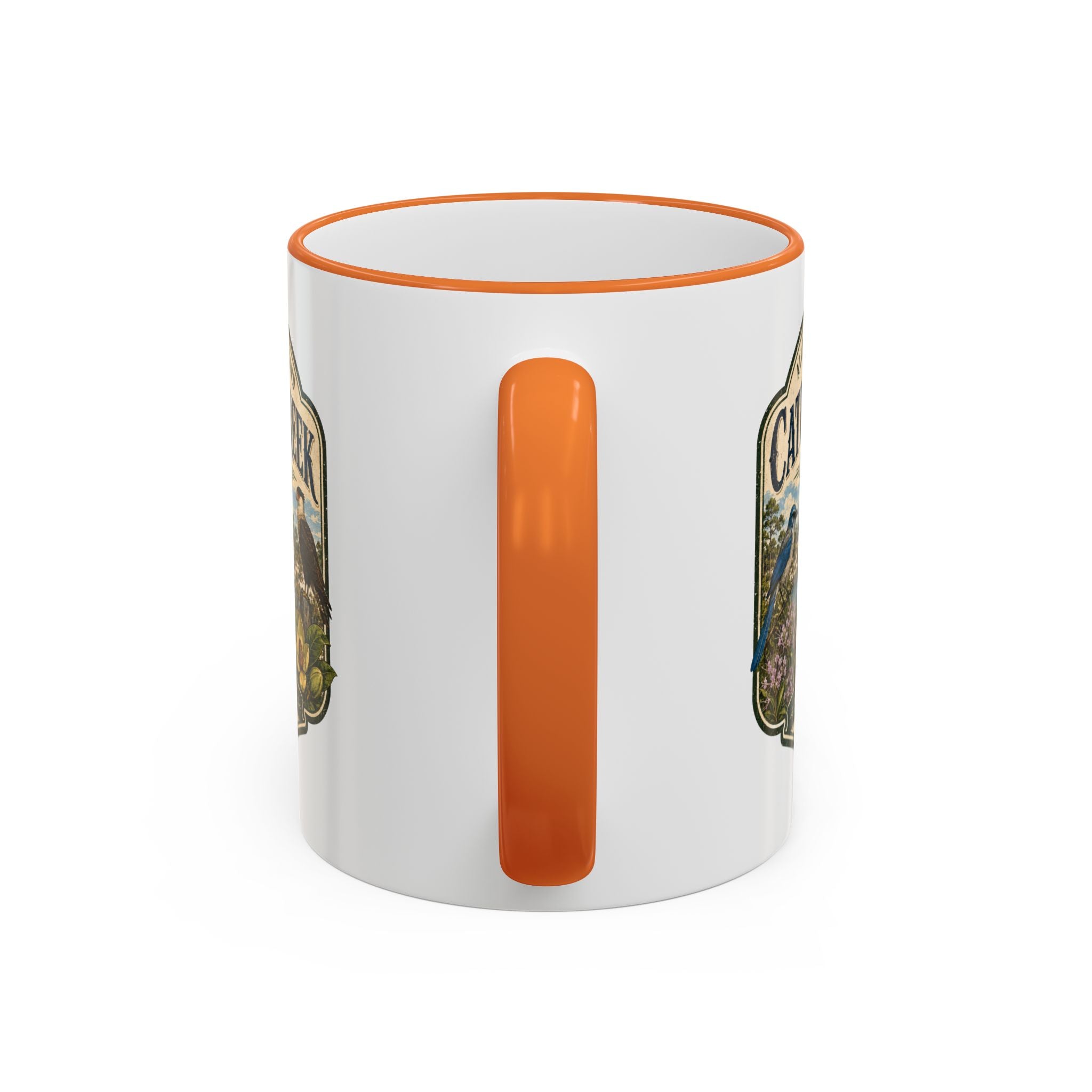 Catfish Creek Vintage Mug — Accent Rim & Handle 11oz/15oz