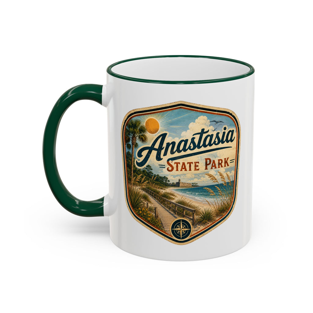Anastasia Vintage Mug — Accent Rim & Handle 11oz/15oz