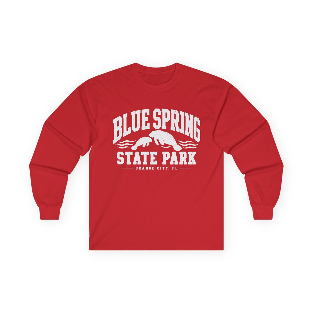 Blue Spring State Park Manatee- Long Sleeve Tee
