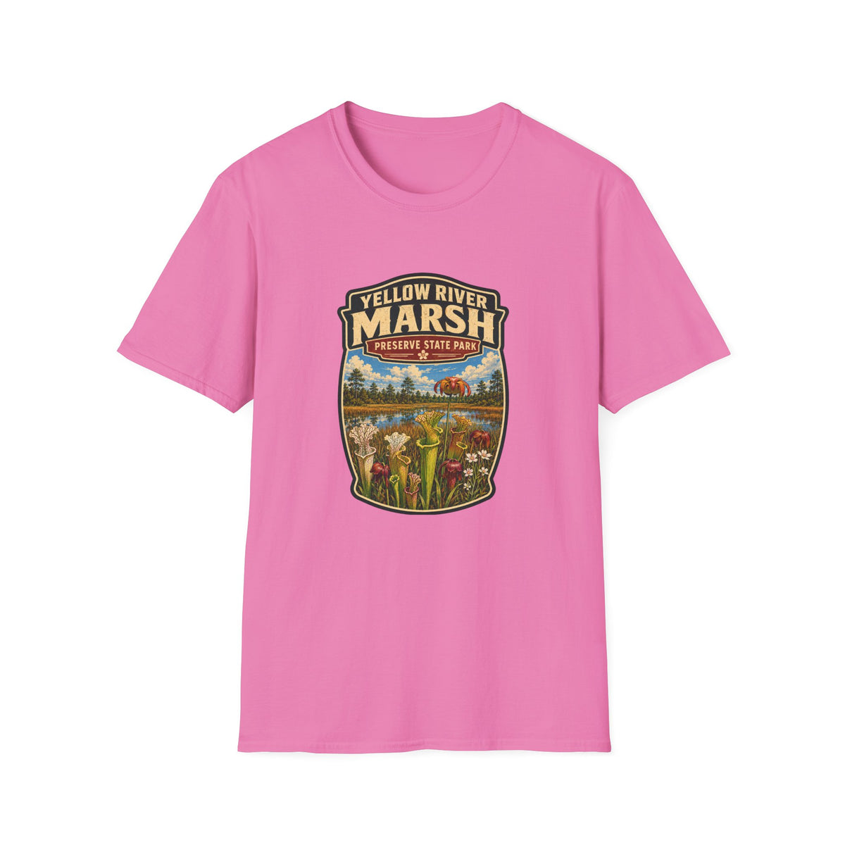 Yellow River Marsh — Retro Tee