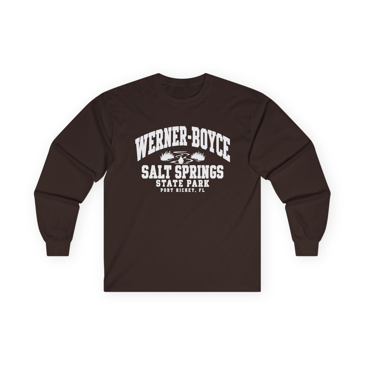 Werner-Boyce Salt Springs State Park Logo- Long Sleeve Tee