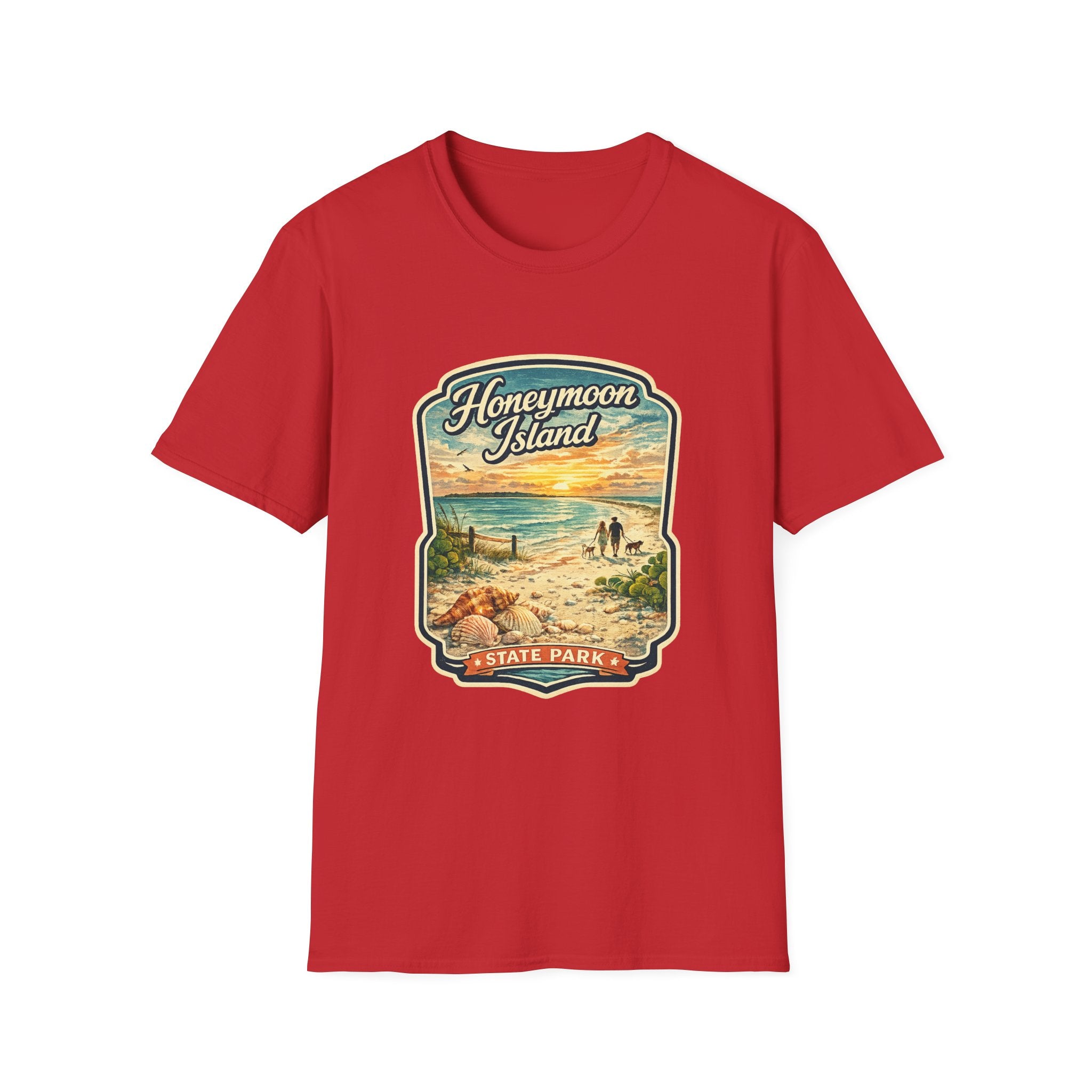 Honeymoon Island- Retro Tee
