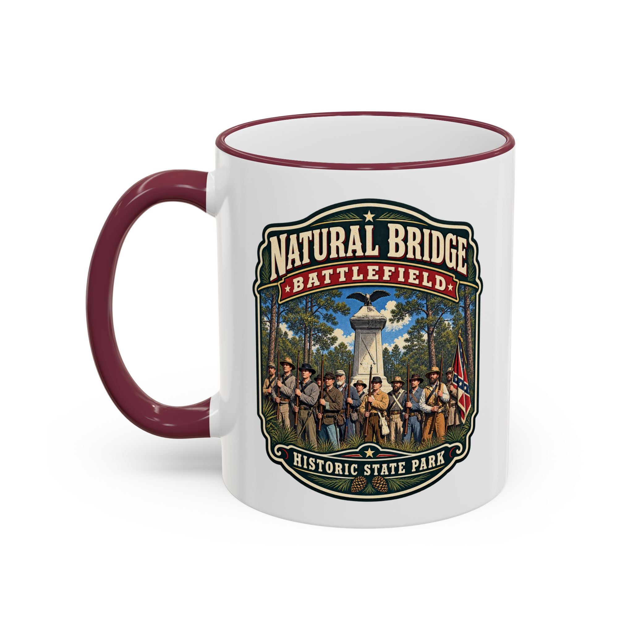 Natural Bridge Accent Rim & Handle 11oz/15oz