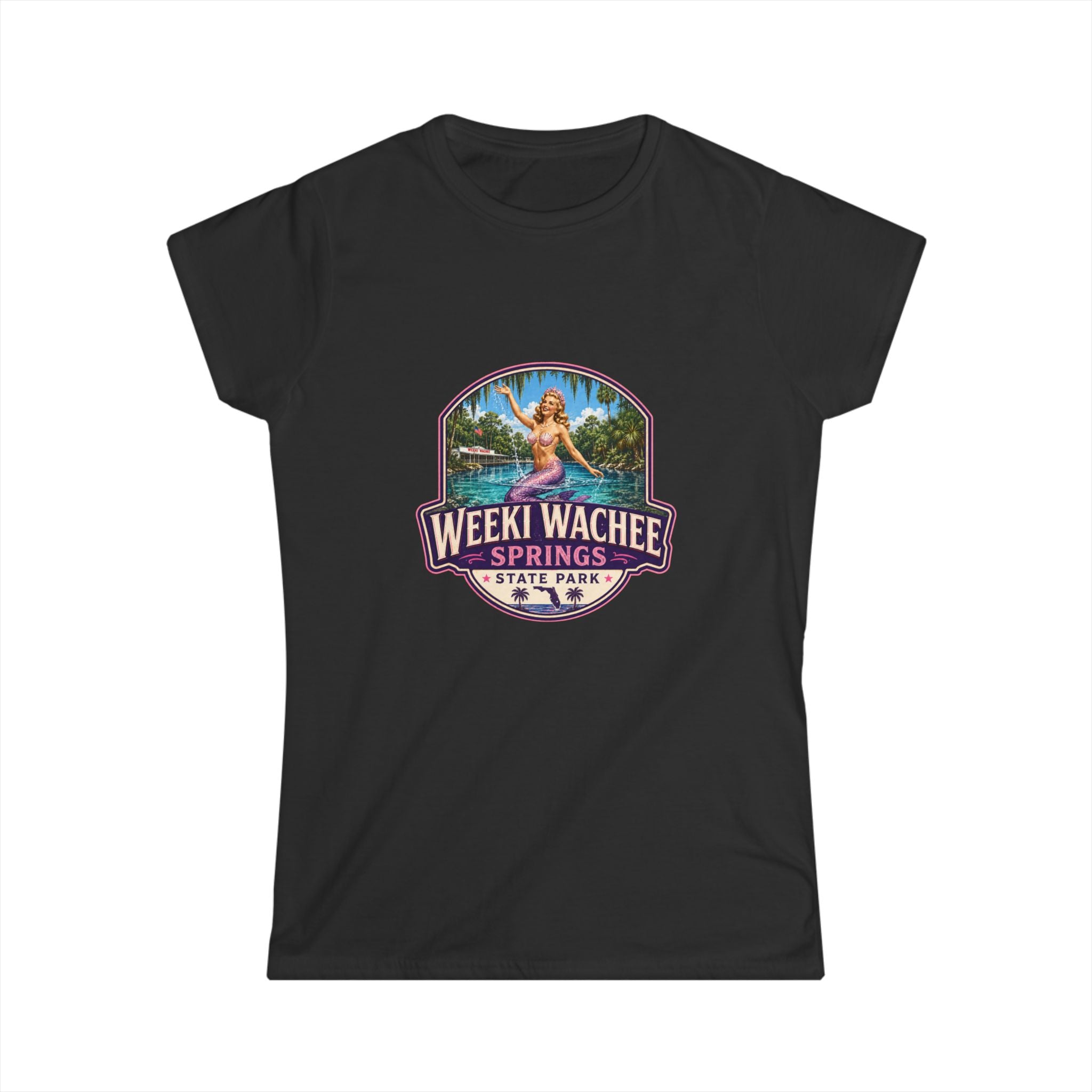 Weeki Wachee Springs- Vintage Tee Pink