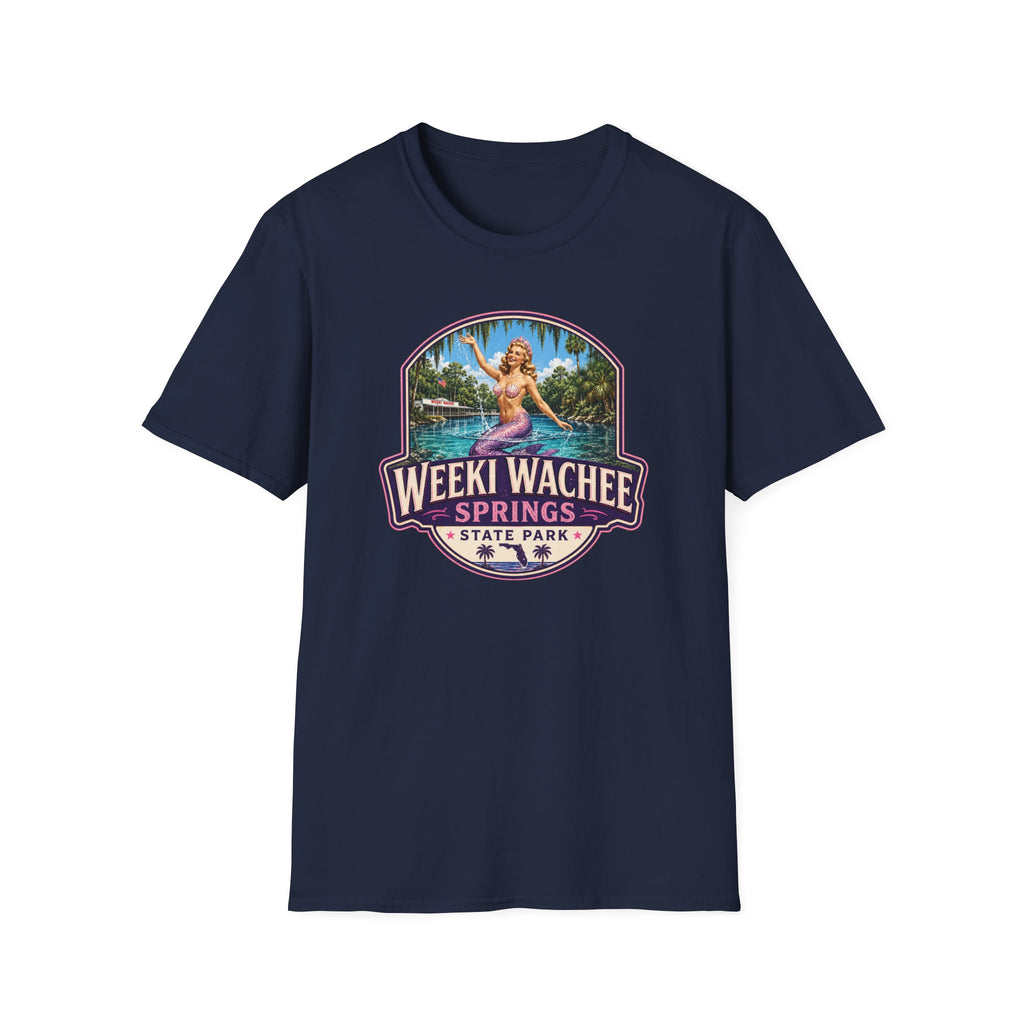 Weeki Wachee Springs — Retro Tee Pink