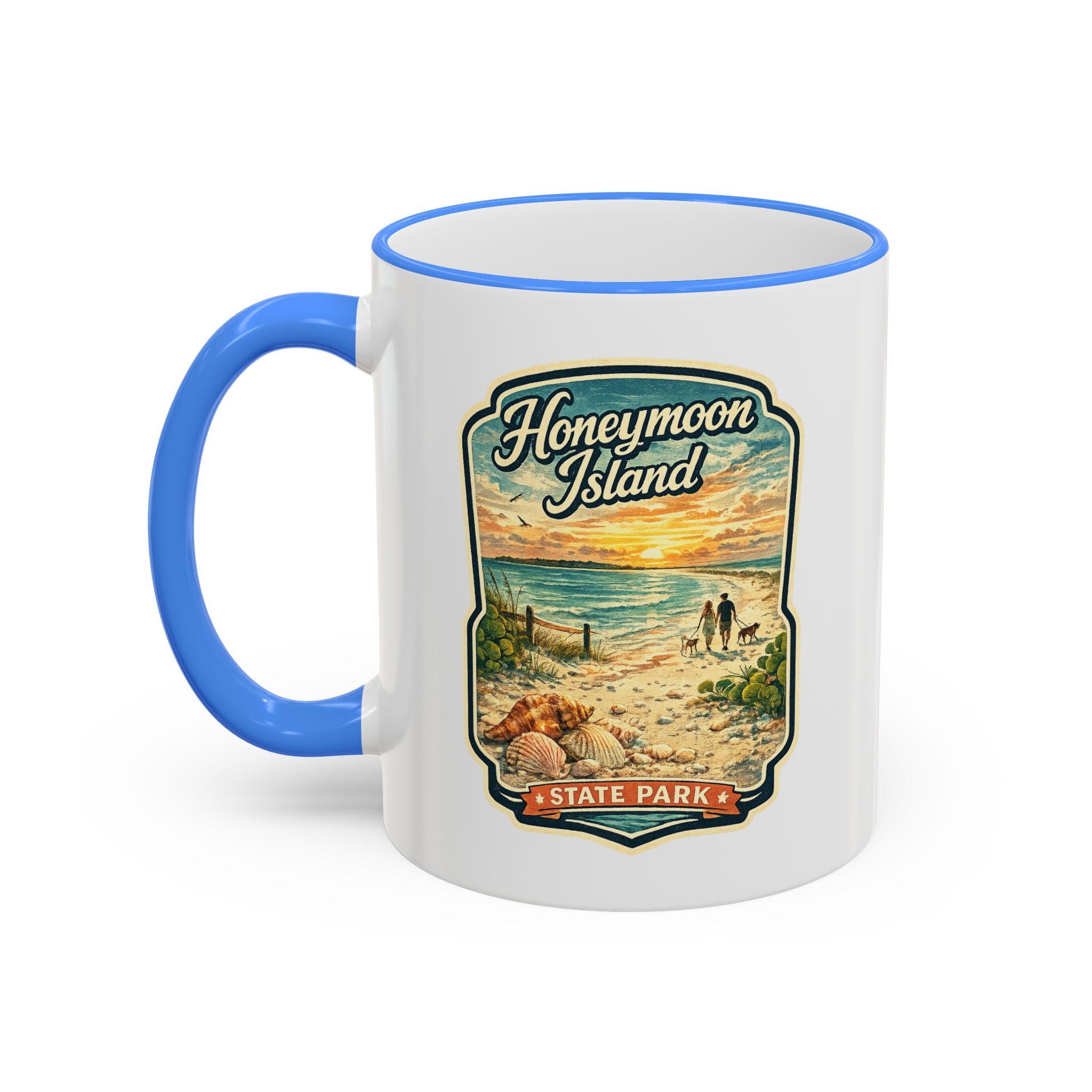 Honeymoon Island Accent Rim & Handle 11oz/15oz