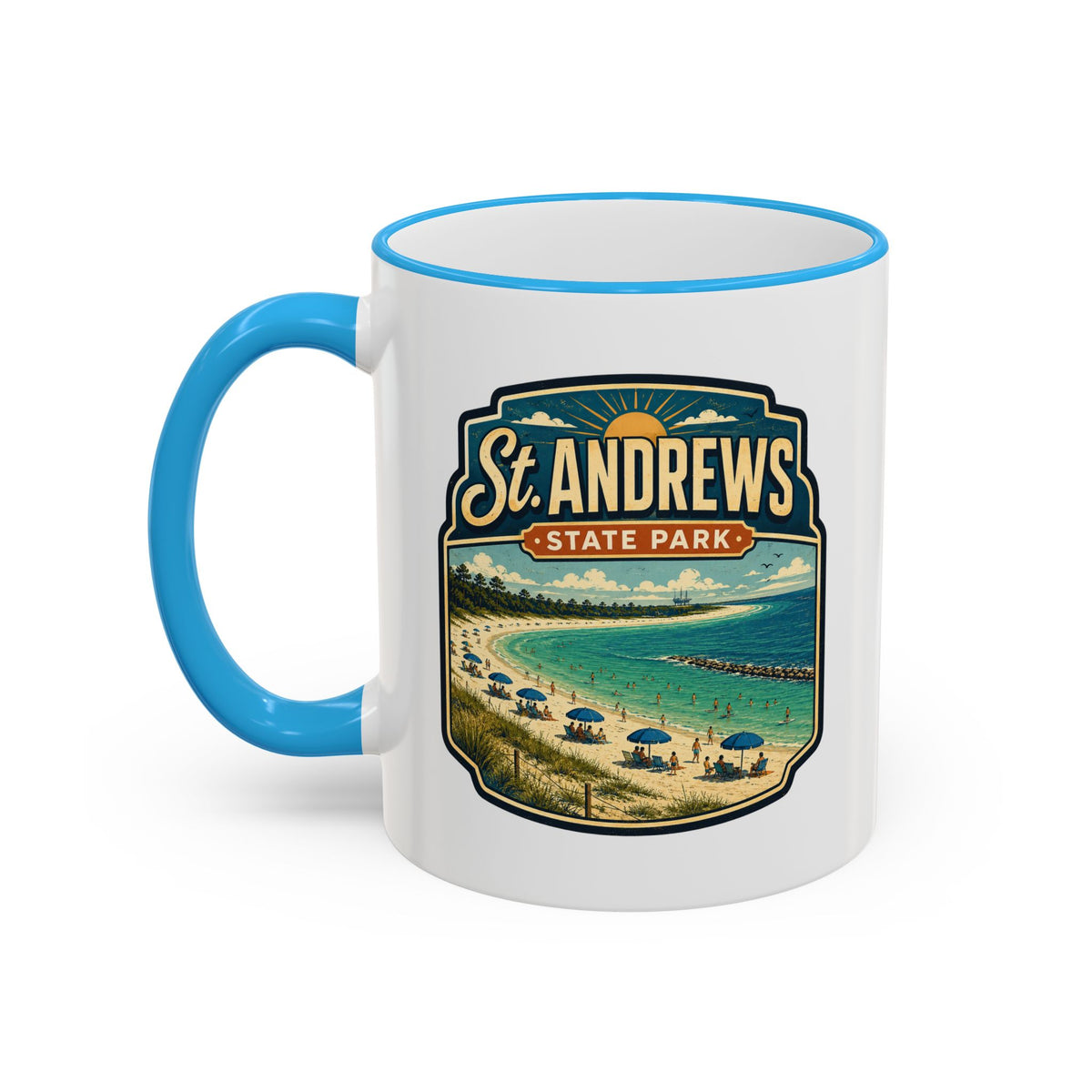 St. Andrews Mug — Accent Rim & Handle 11oz/15oz