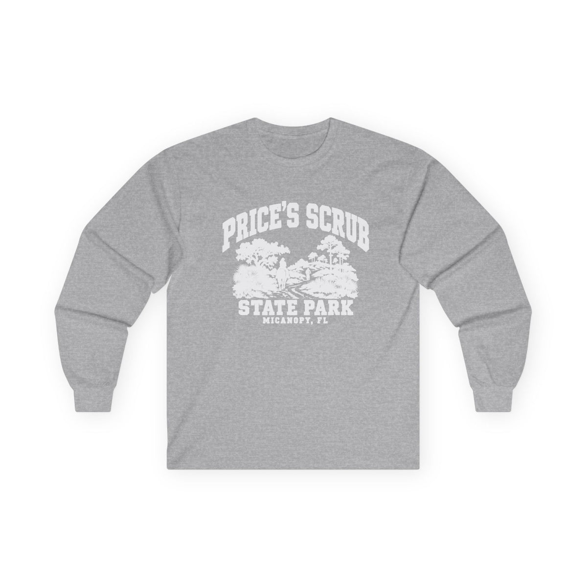 Price's Scrub State Park Vintage Emblem- Long Sleeve Tee