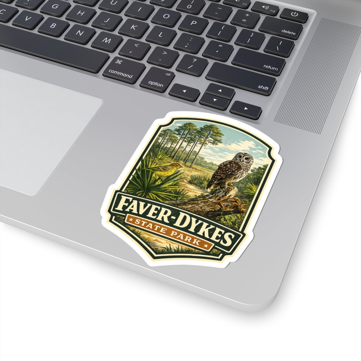 State Park Sticker — Faver-Dykes Owl Nature Decal