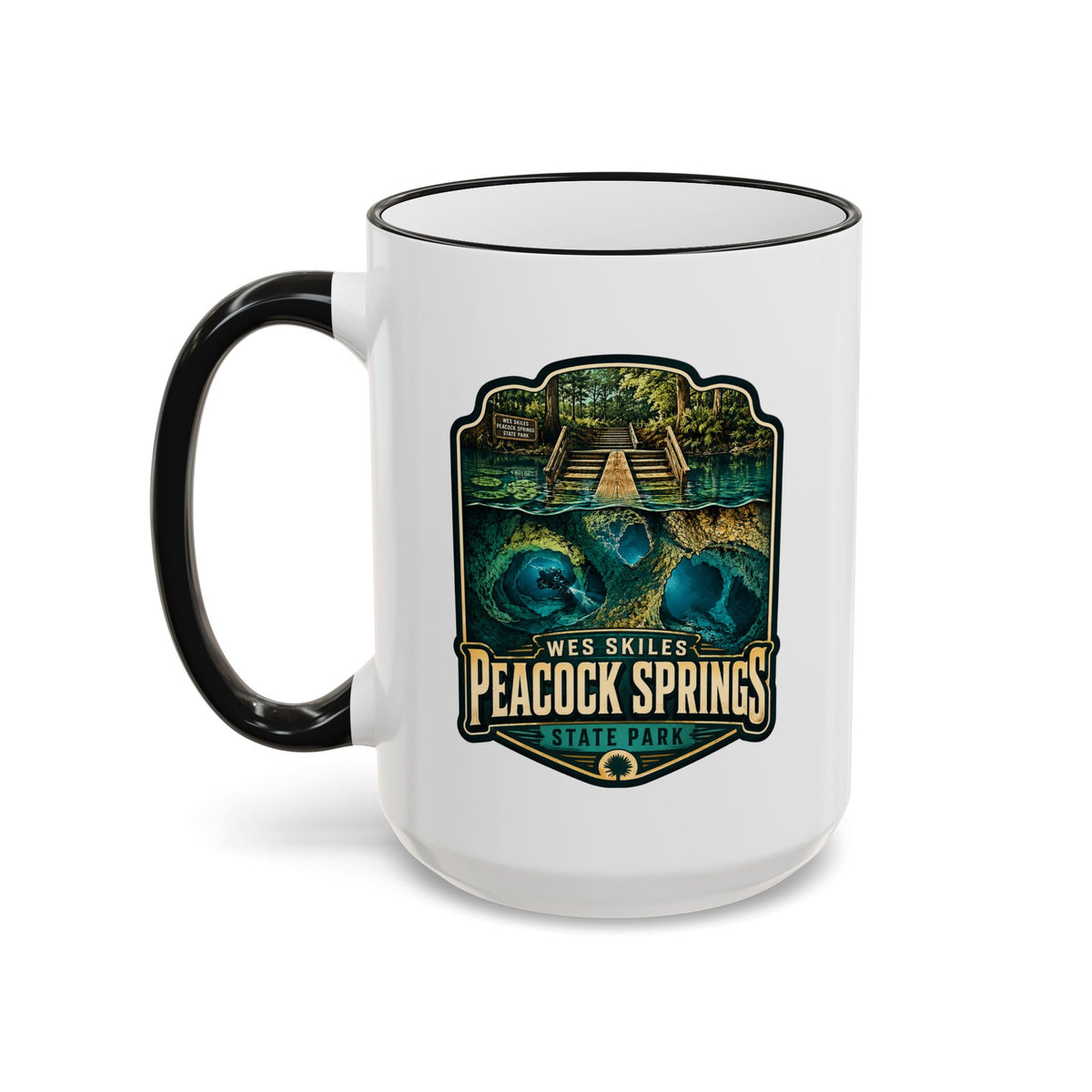 Peacock Springs — Accent Rim & Handle 11oz/15oz