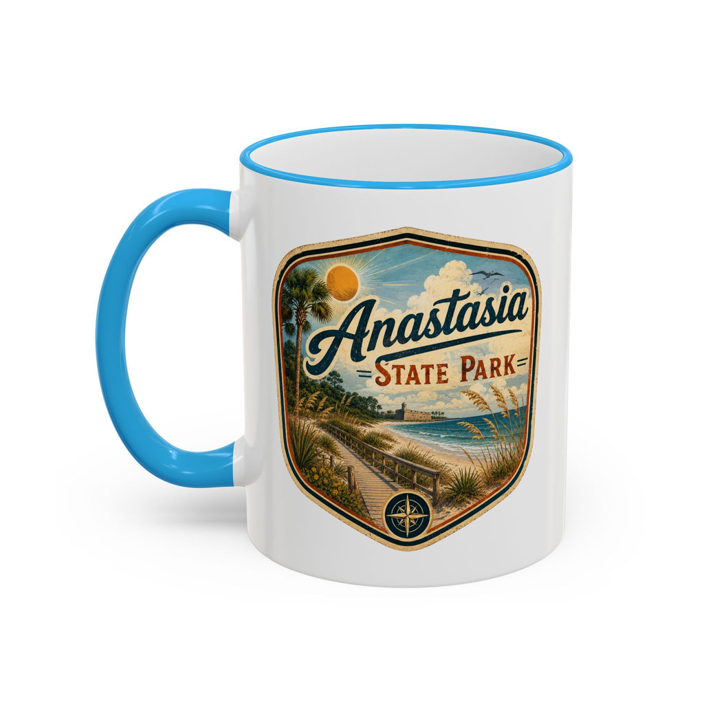 Anastasia Vintage Mug — Accent Rim & Handle 11oz/15oz
